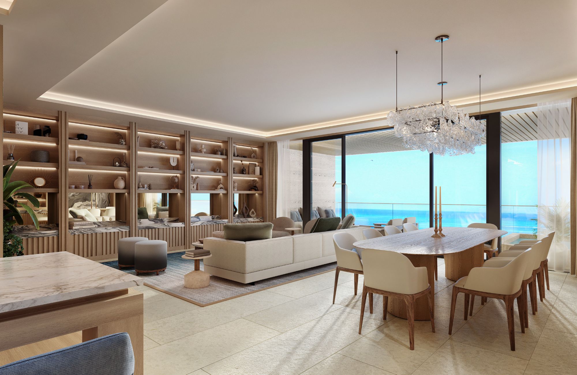 Oceanview Penthouse with rooftop, plunge pool, for sale, Downtown, Isla Mujeres