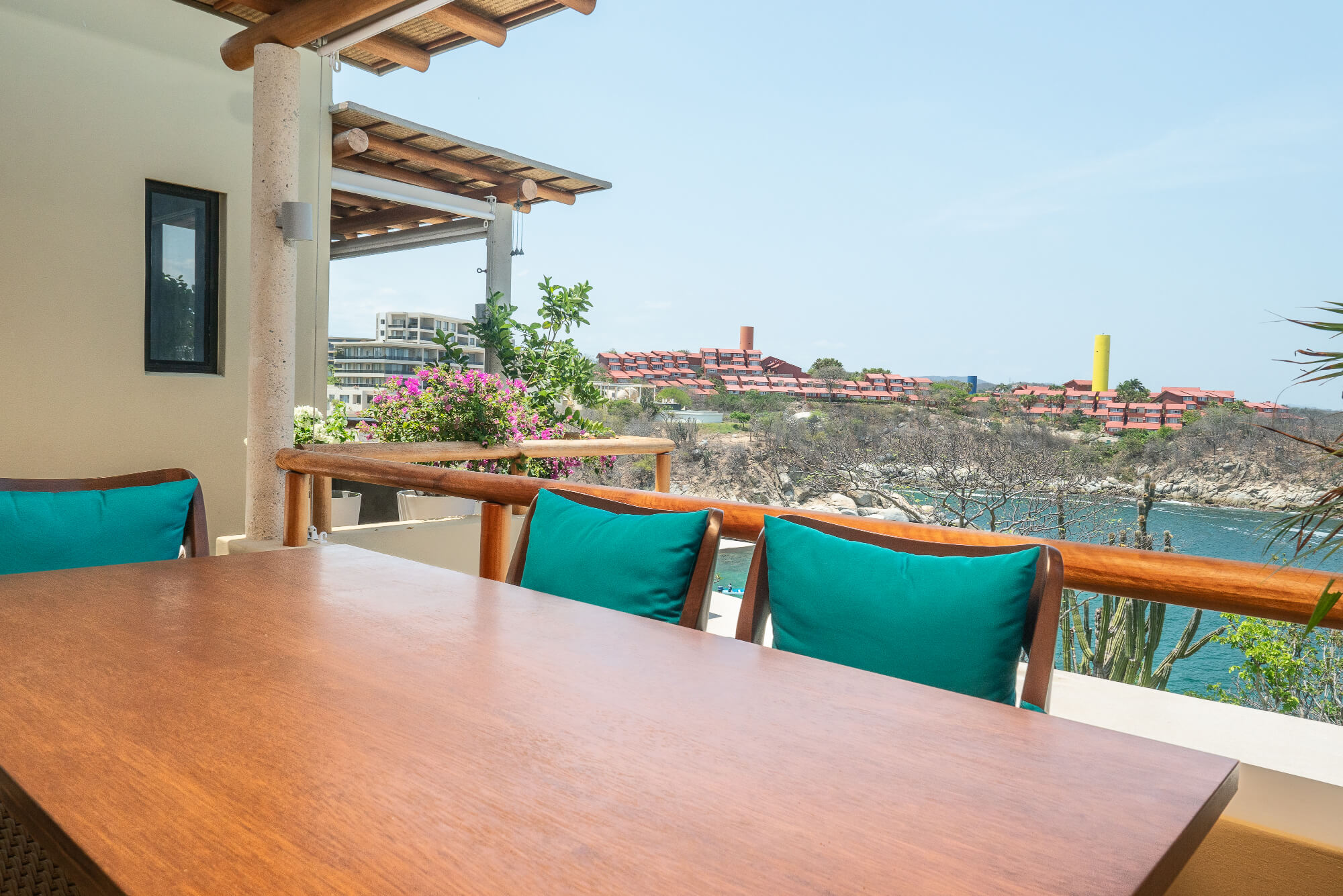 Oceanfront penthouse with private rooftop for sale, Sotavento, La Entrega Beach, Huatulco