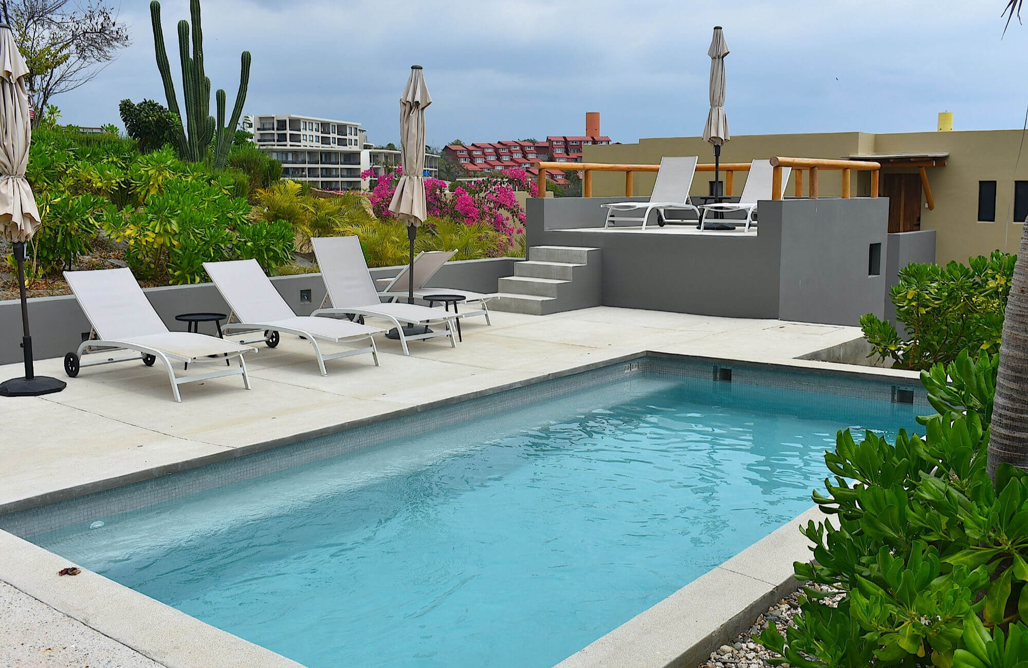 Oceanfront penthouse with private rooftop for sale, Sotavento, La Entrega Beach, Huatulco