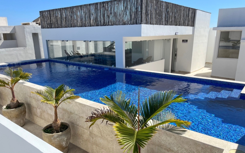Departamento con piscina Infinity&nbsp; en venta, Aldea Zam&aacute;, Tulum