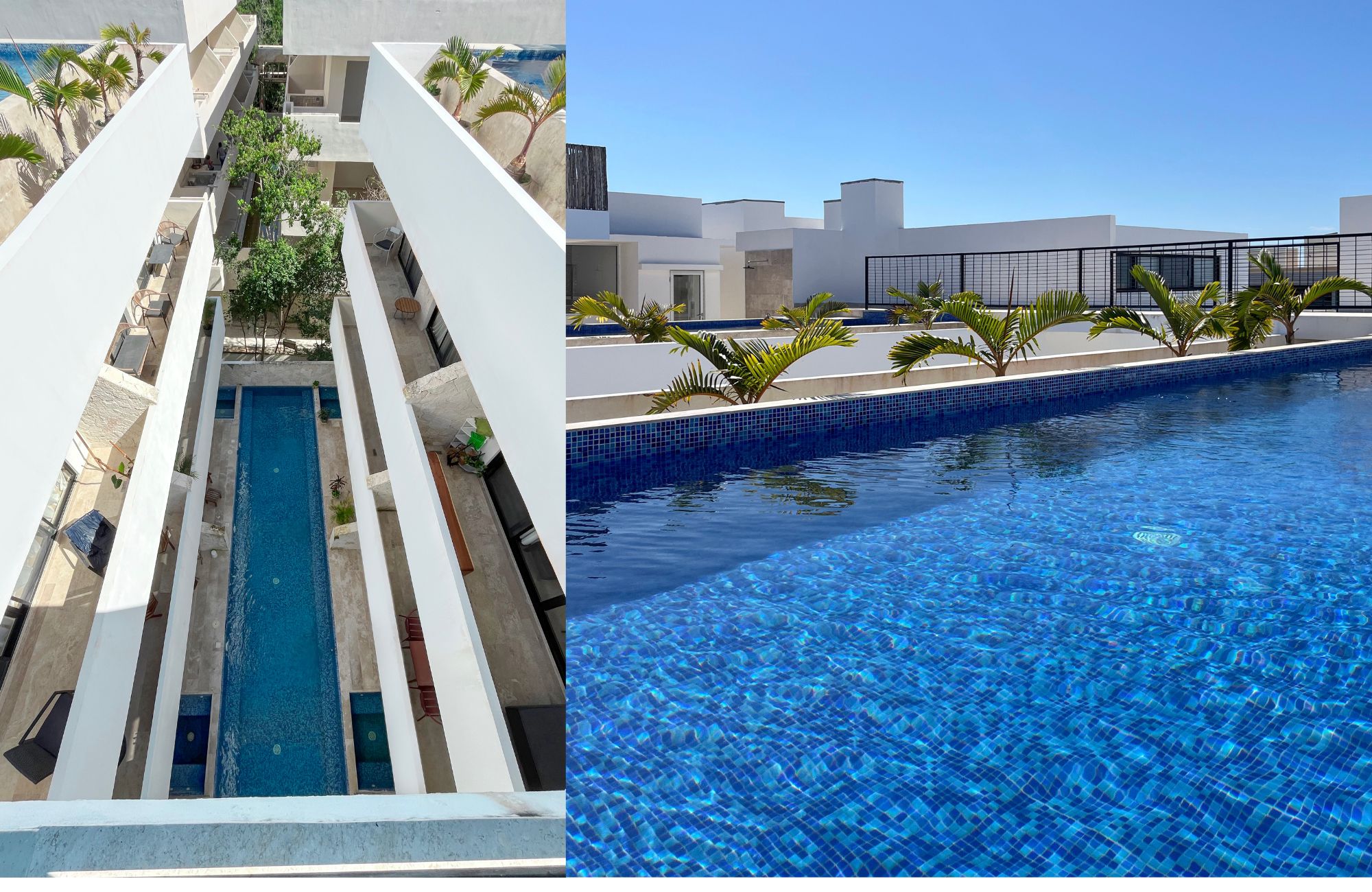 Departamento con alberca para adultos y bar en rooftop, alberca para ni&ntilde;os, spa, co-working, gimnasio, en pre-venta, Aldea Zama, Tulum.