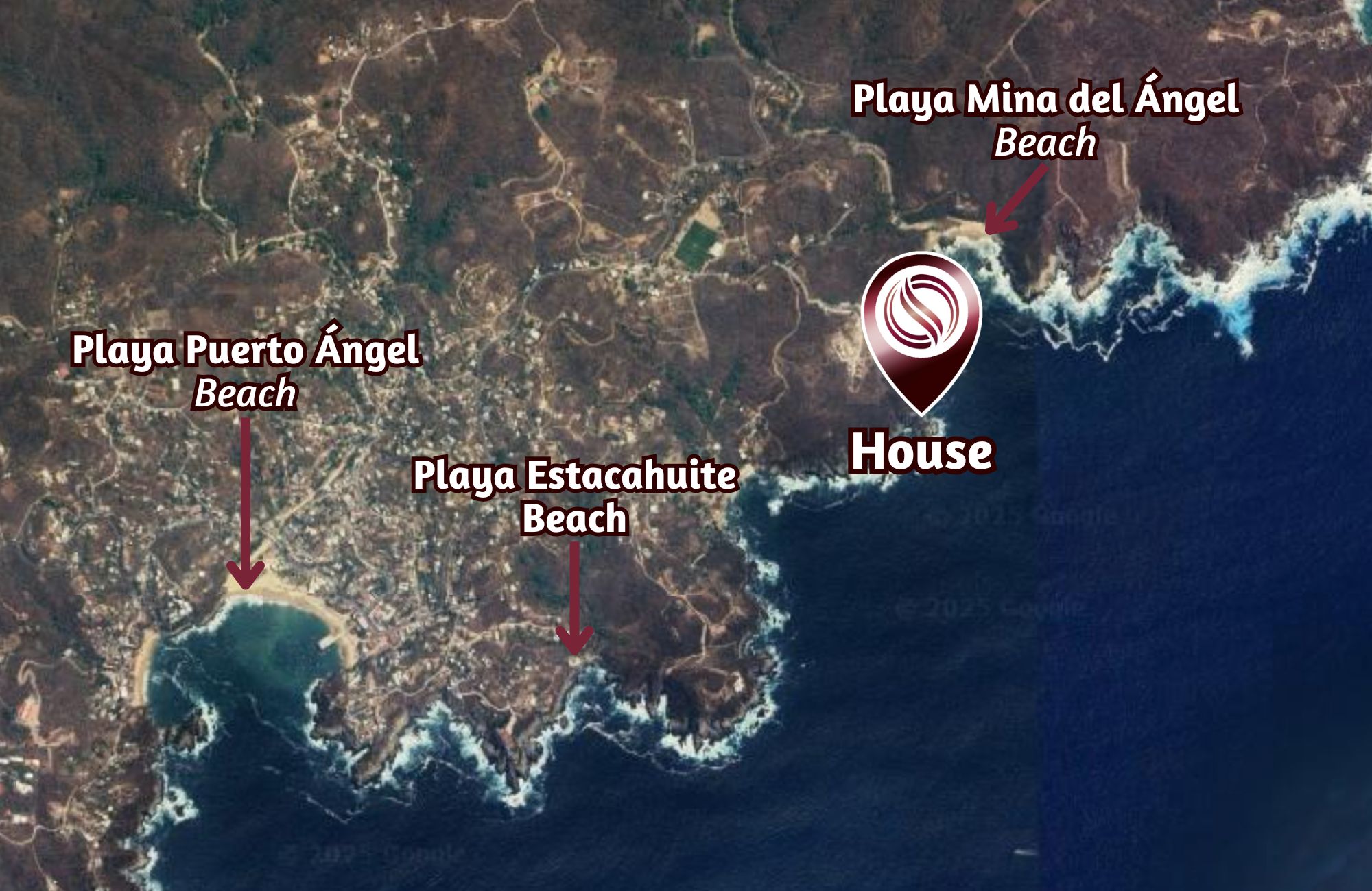 Ocean View Villa with Private Pool for Sale in El Arrocito, Huatulco