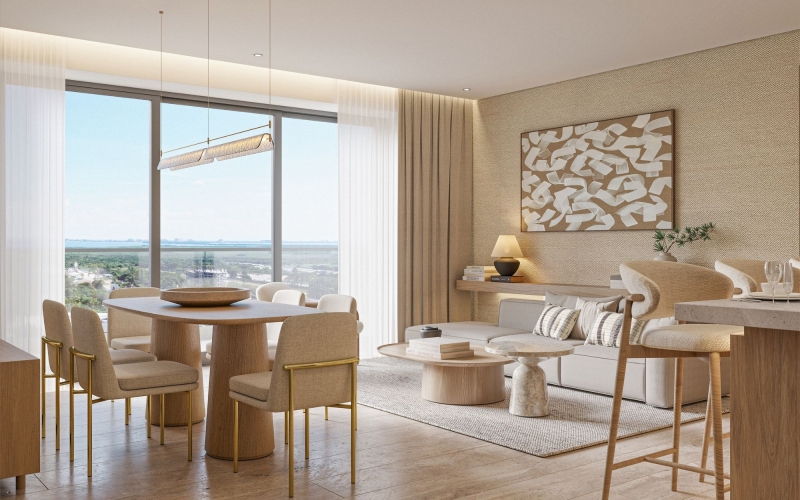 Condominio con alberca, Jacuzzi, pre-contrucci&oacute;n, en venta, Cumbres, Canc&uacute;n