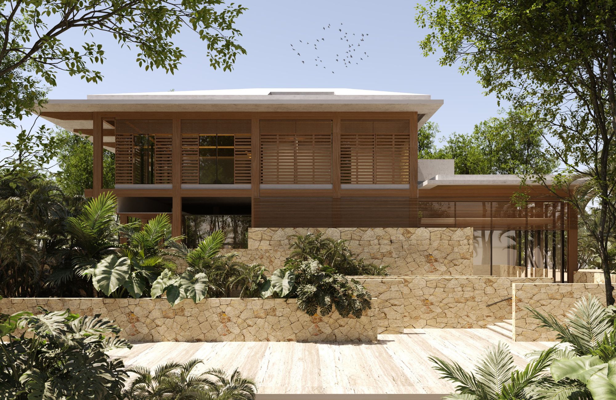 Oceanfront apartment with rooftop, pool, pre-sale Playa del Carmen.