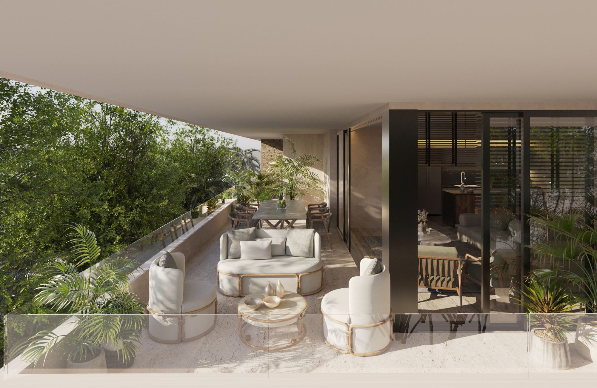 Exclusive condominium, beach club, golf course, for sale, Playa del Carmen