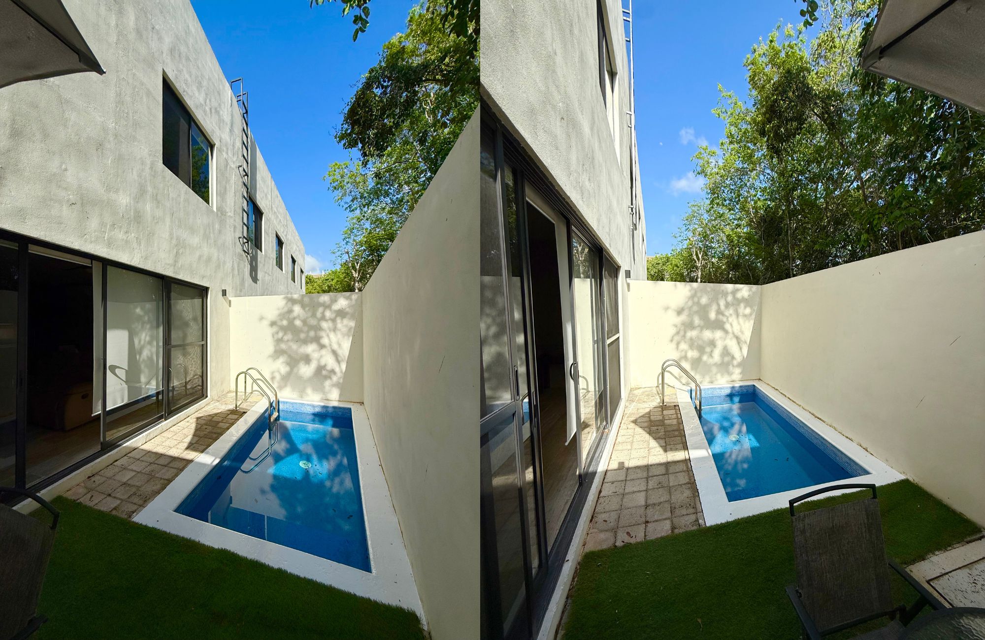 Casa de 3 recamaras con alberca privada en venta en Residencial Aqua Cancun