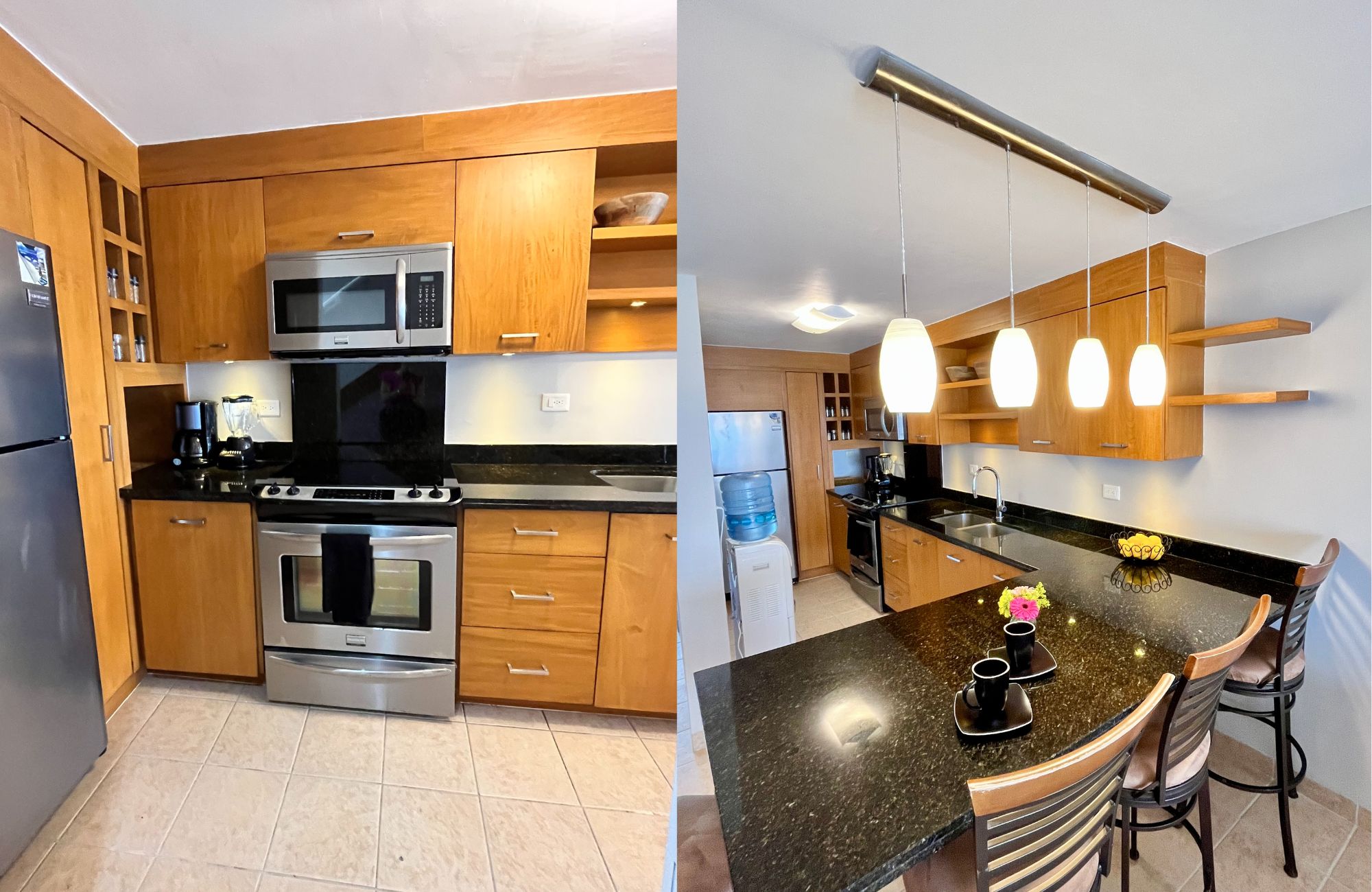 Condominium with balcony, oceanview infinity pool and jacuzzi for sale, downtown area, in Cozumel, Quintana Roo.