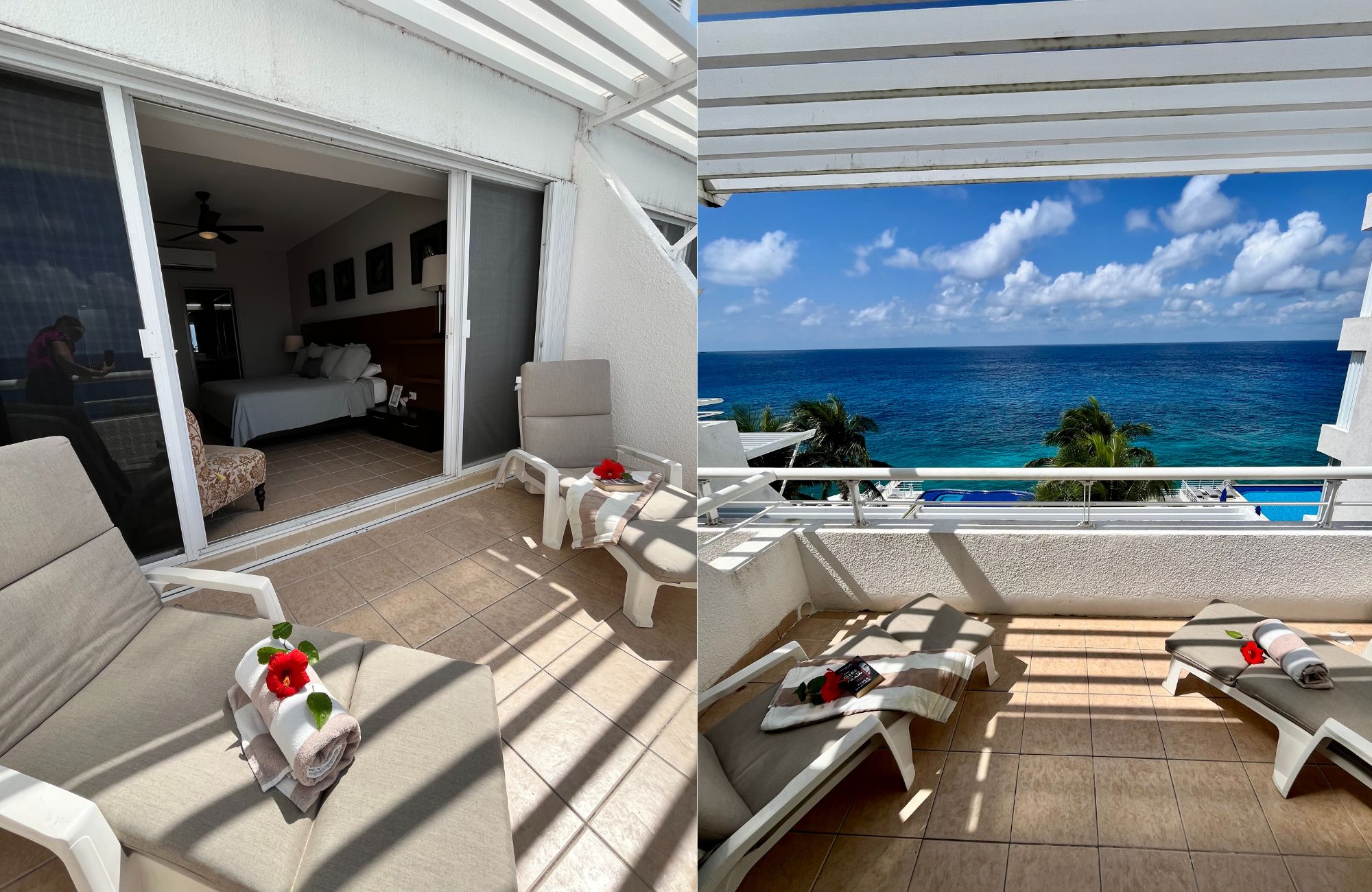 Condominium with balcony, oceanview infinity pool and jacuzzi for sale, downtown area, in Cozumel, Quintana Roo.
