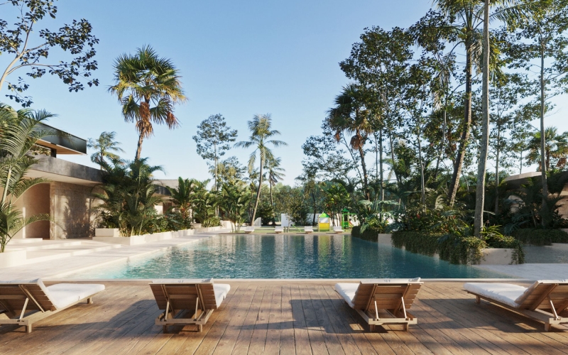 Residential land with amenities, for sale, Centro Maya, Playa del Carmen