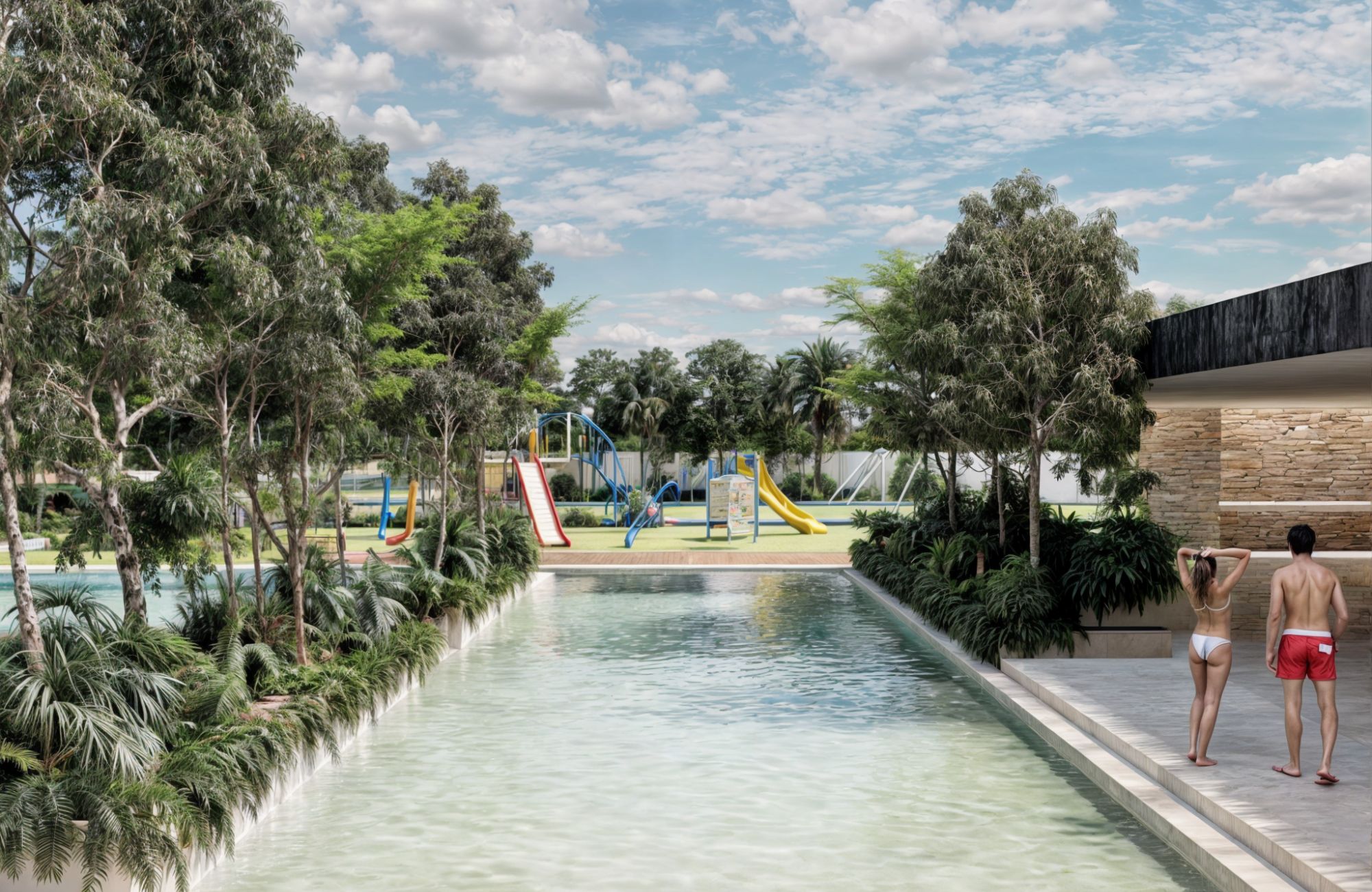 Single-family home lot for sale in Los Almendros Residential, Playa del Carmen.