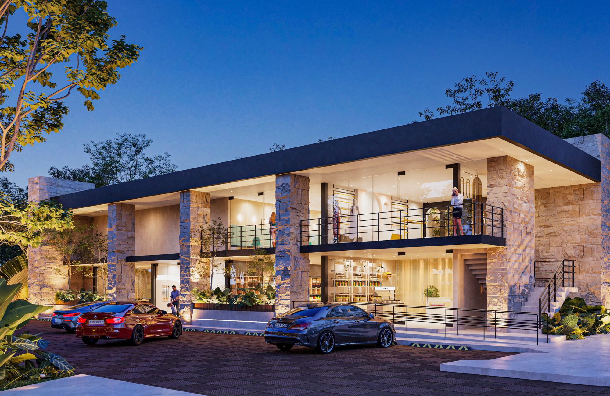 Single-family home lot for sale in Los Almendros Residential, Playa del Carmen.