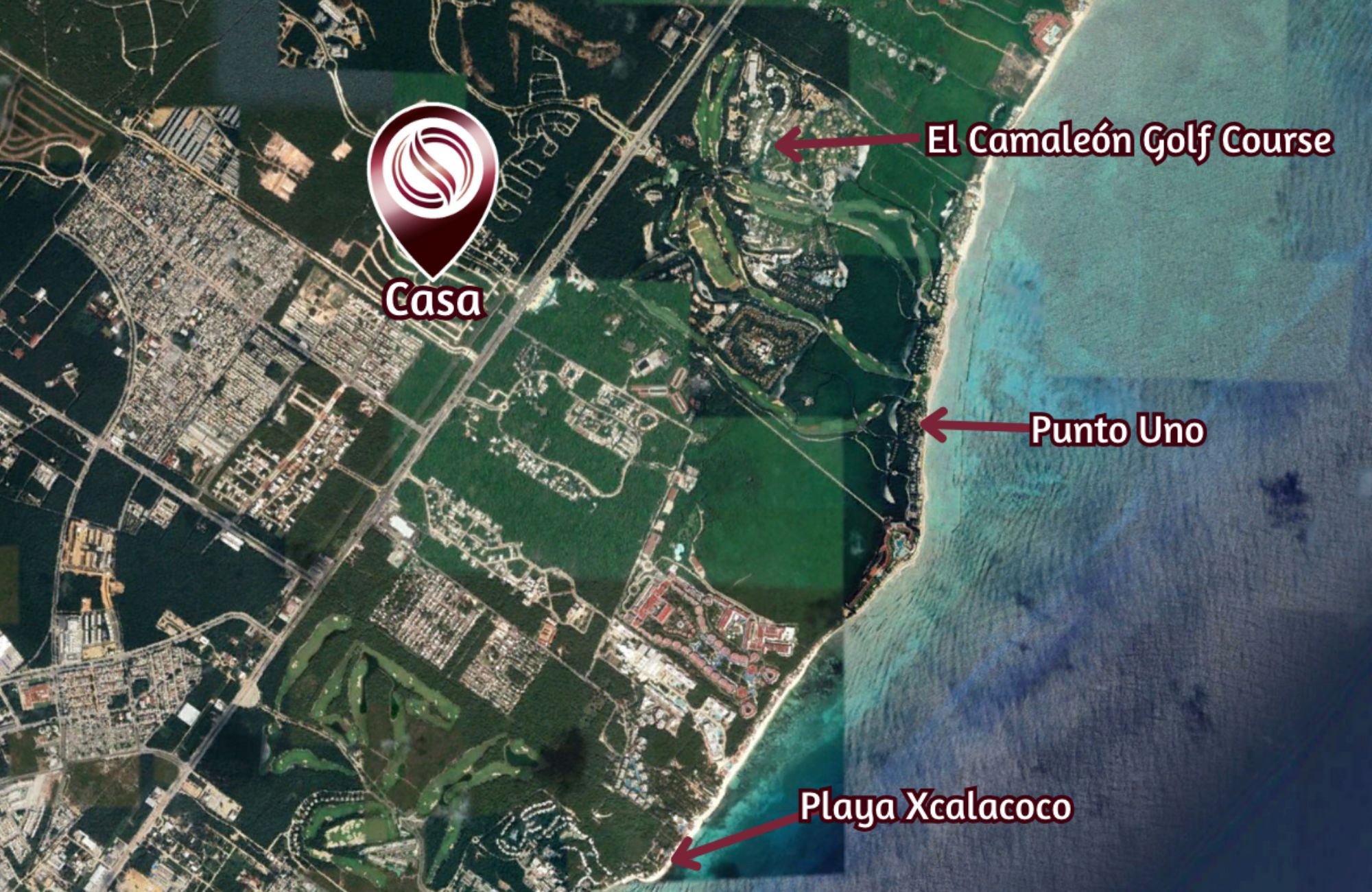 Luxury Home with Rooftop for Sale in Selvamar, Playa del Carmen