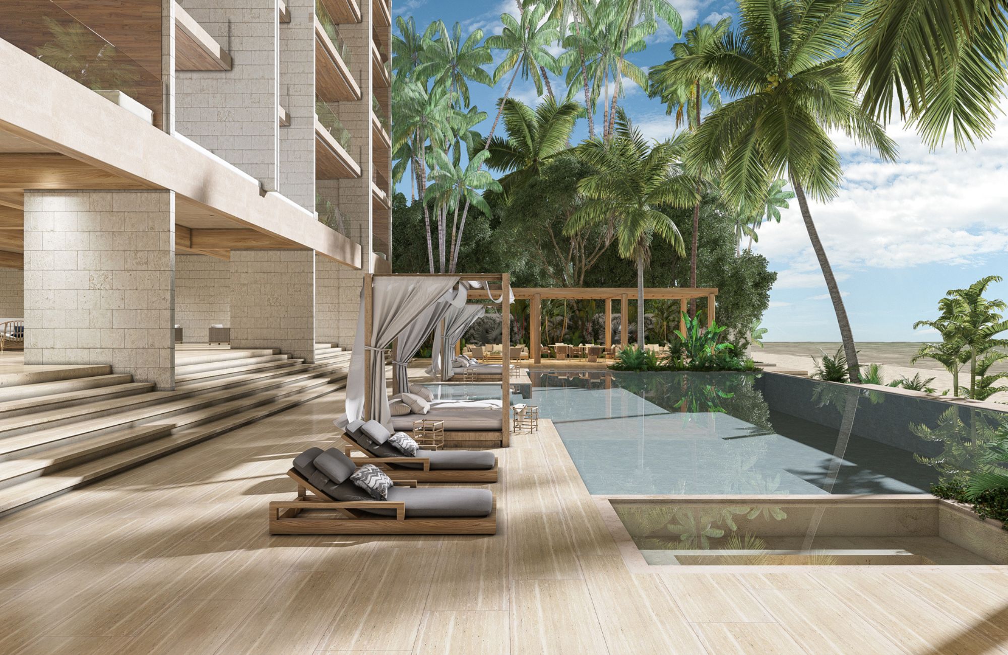 Condo with terrace, pool, service room, pre-sale, North Zone, M&eacute;rida.