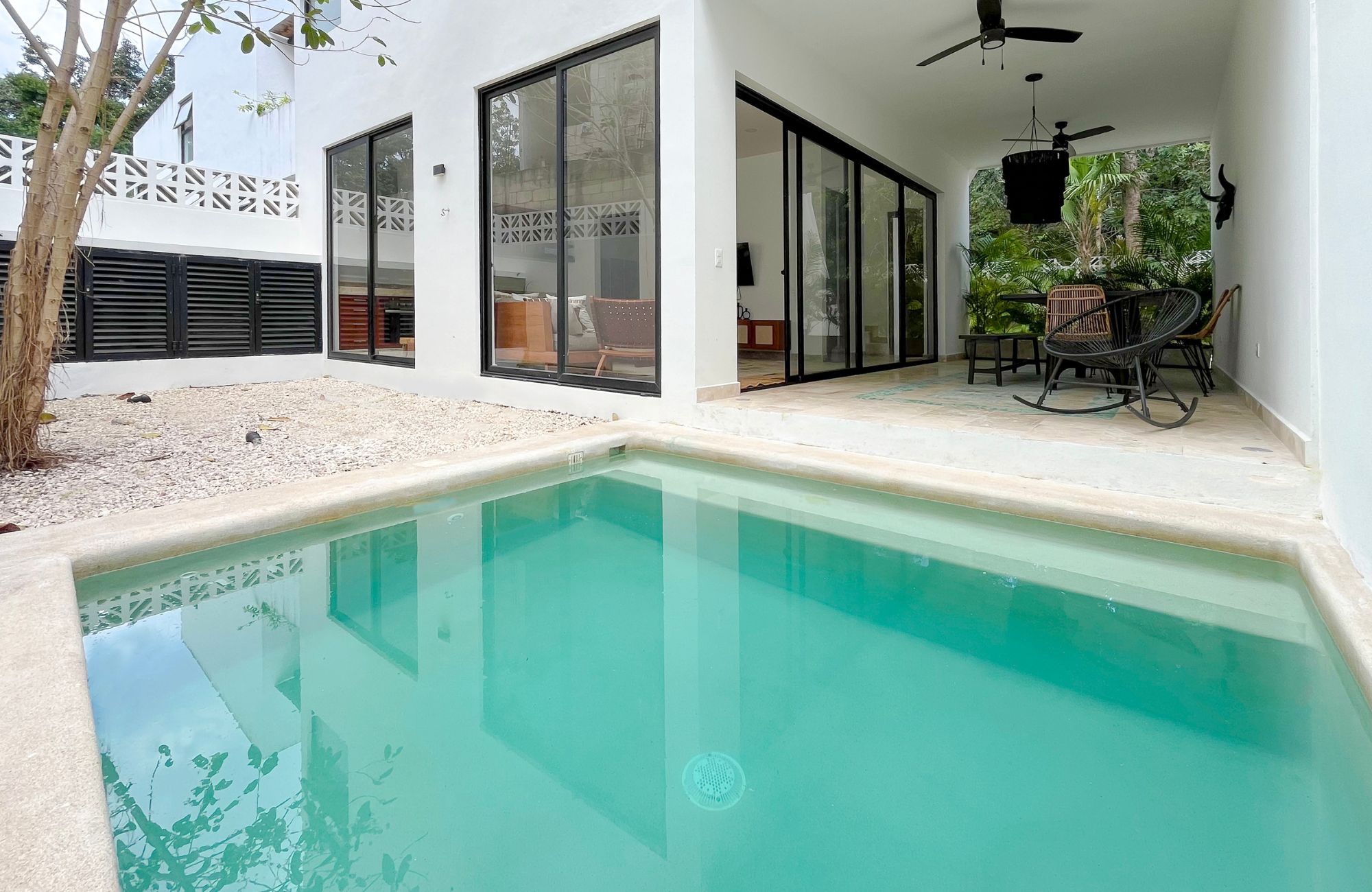 Land in a residential development with a clubhouse, spa, and cenote for sale in Region 11, Tulum.