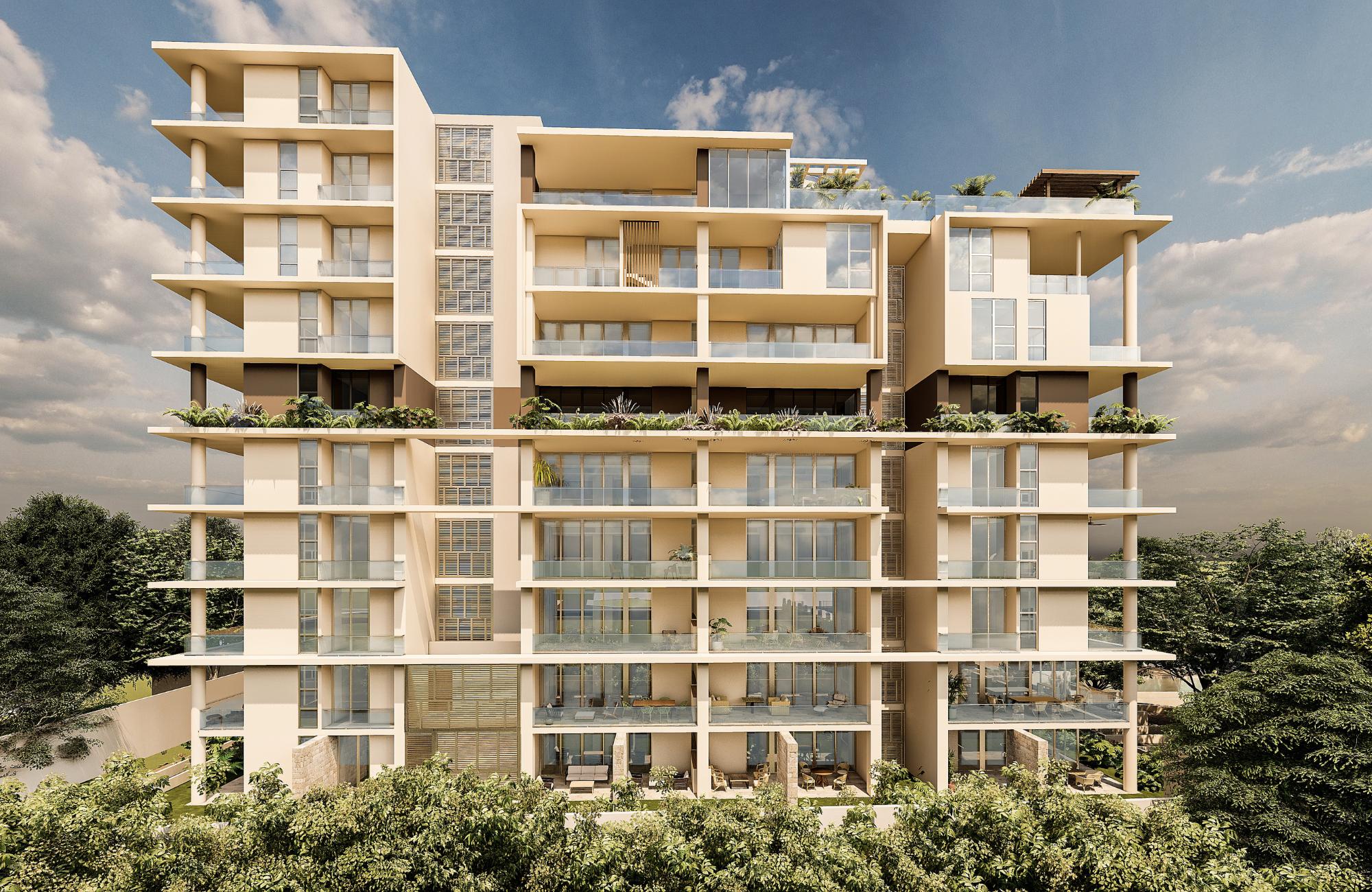 Apartments with garden, pool, games room, sale, Zona Campestre, M&eacute;rida.