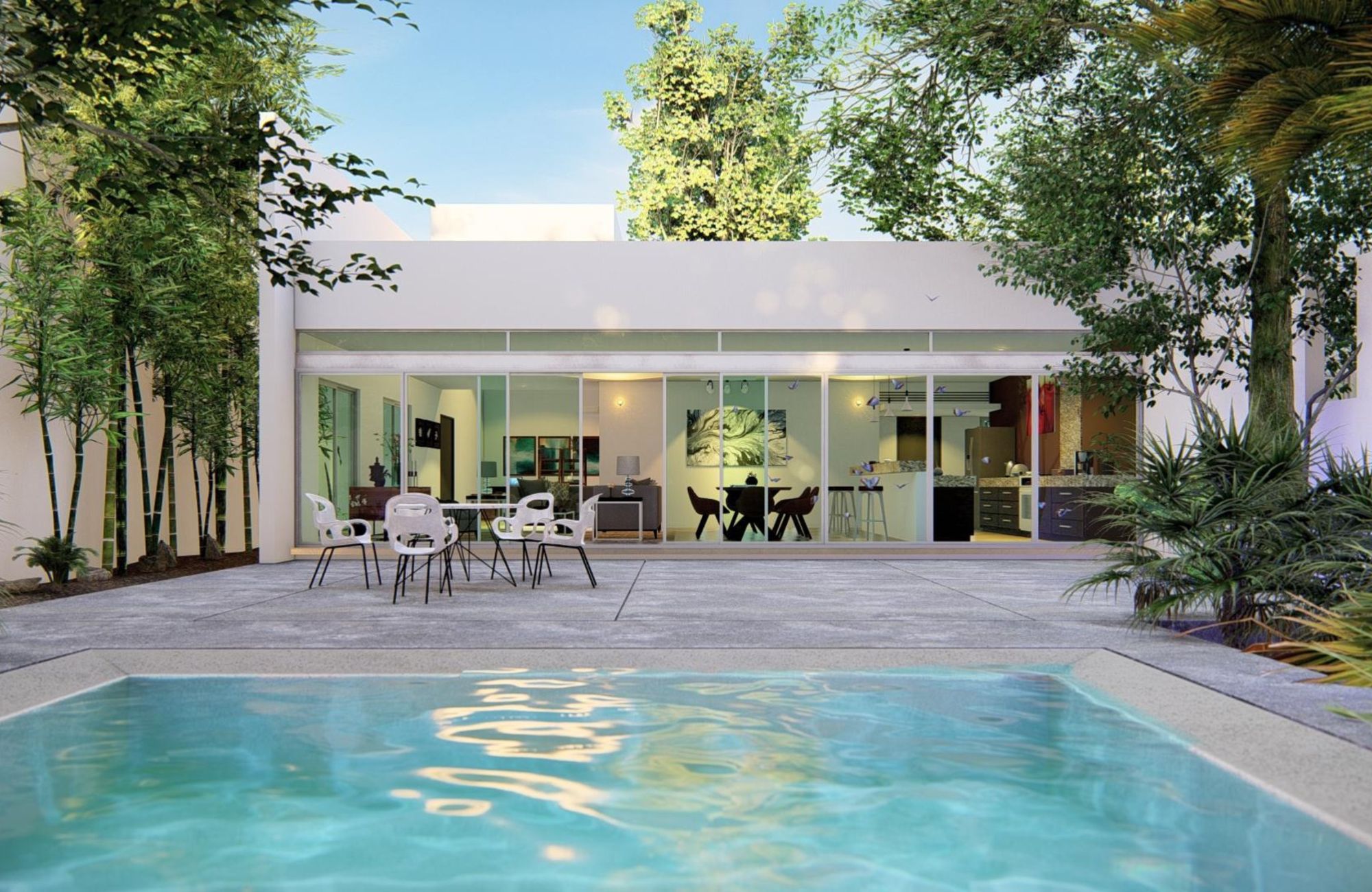 House with private pool for sale, Lagos del Sol, Canc&uacute;n