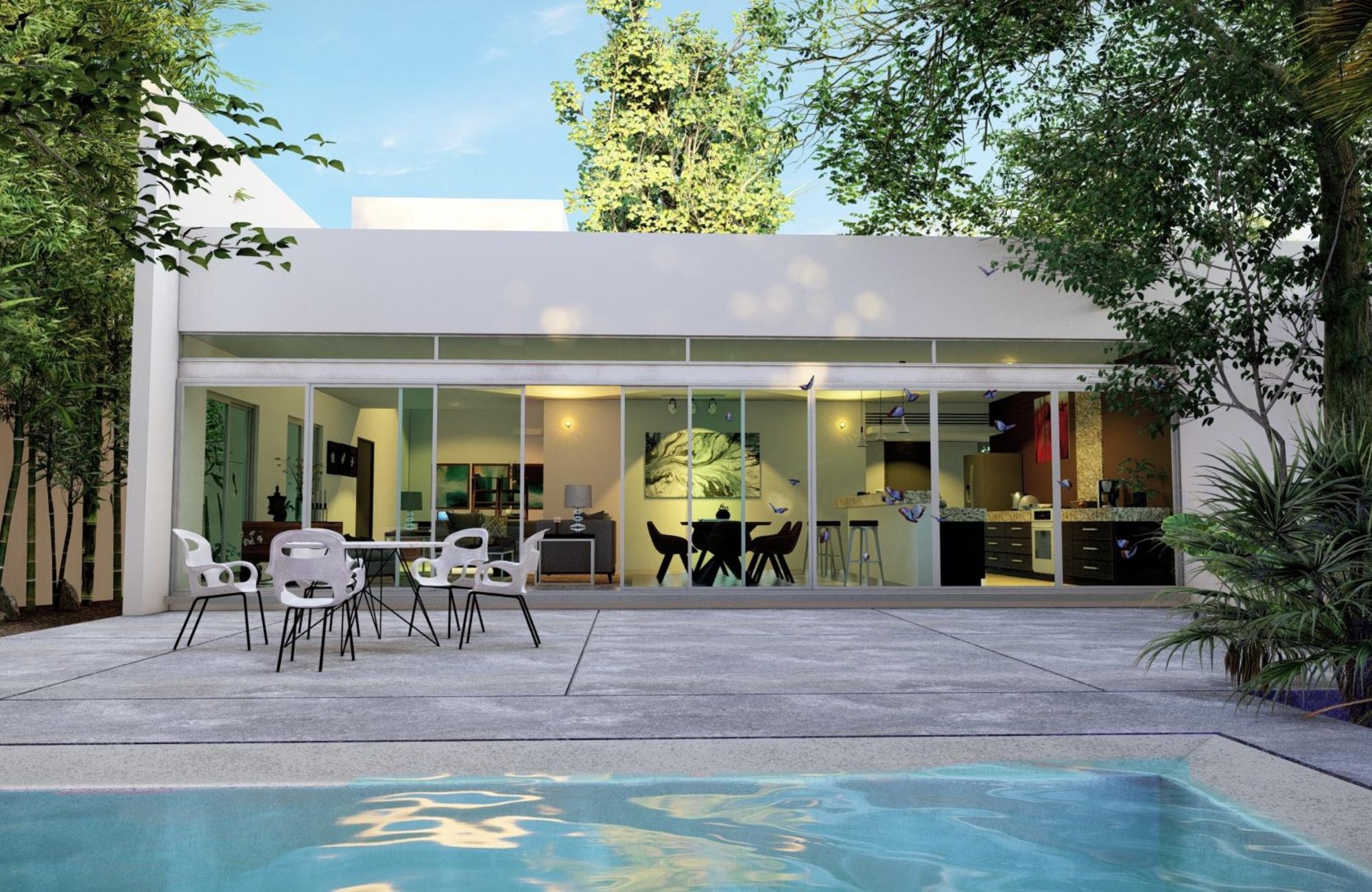 House with private pool for sale, Lagos del Sol, Canc&uacute;n