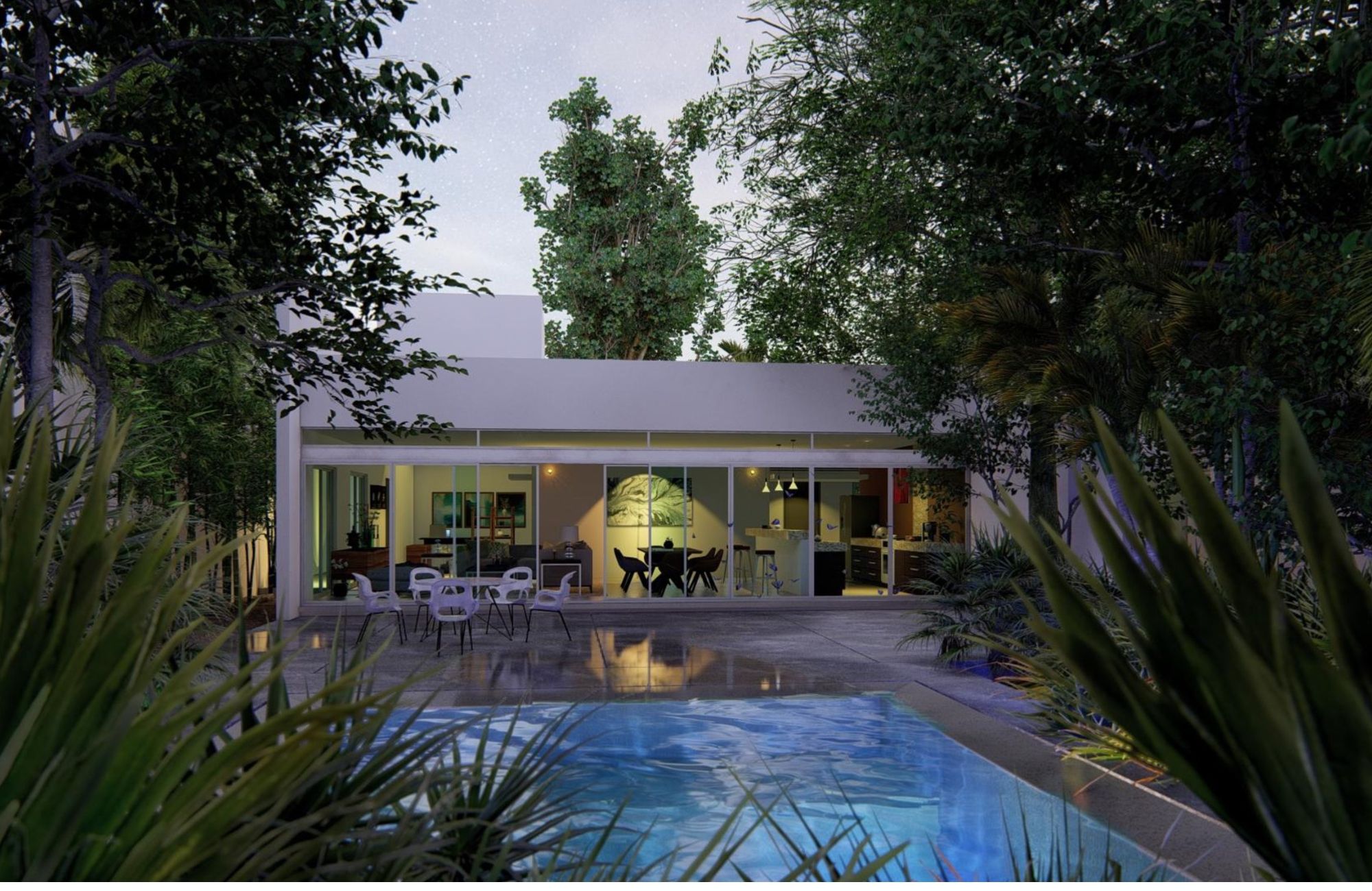 House with private pool for sale, Lagos del Sol, Canc&uacute;n