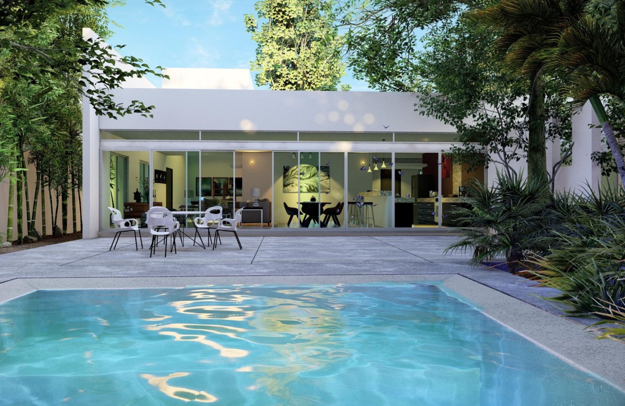 House with private pool for sale, Lagos del Sol, Canc&uacute;n