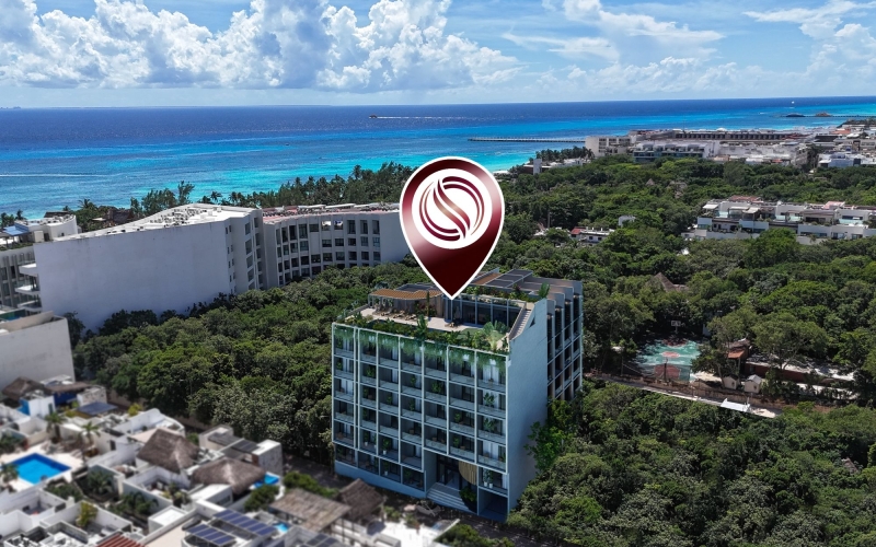Studio with ocean view from rooftop for sale, Centro, Playa del Carmen