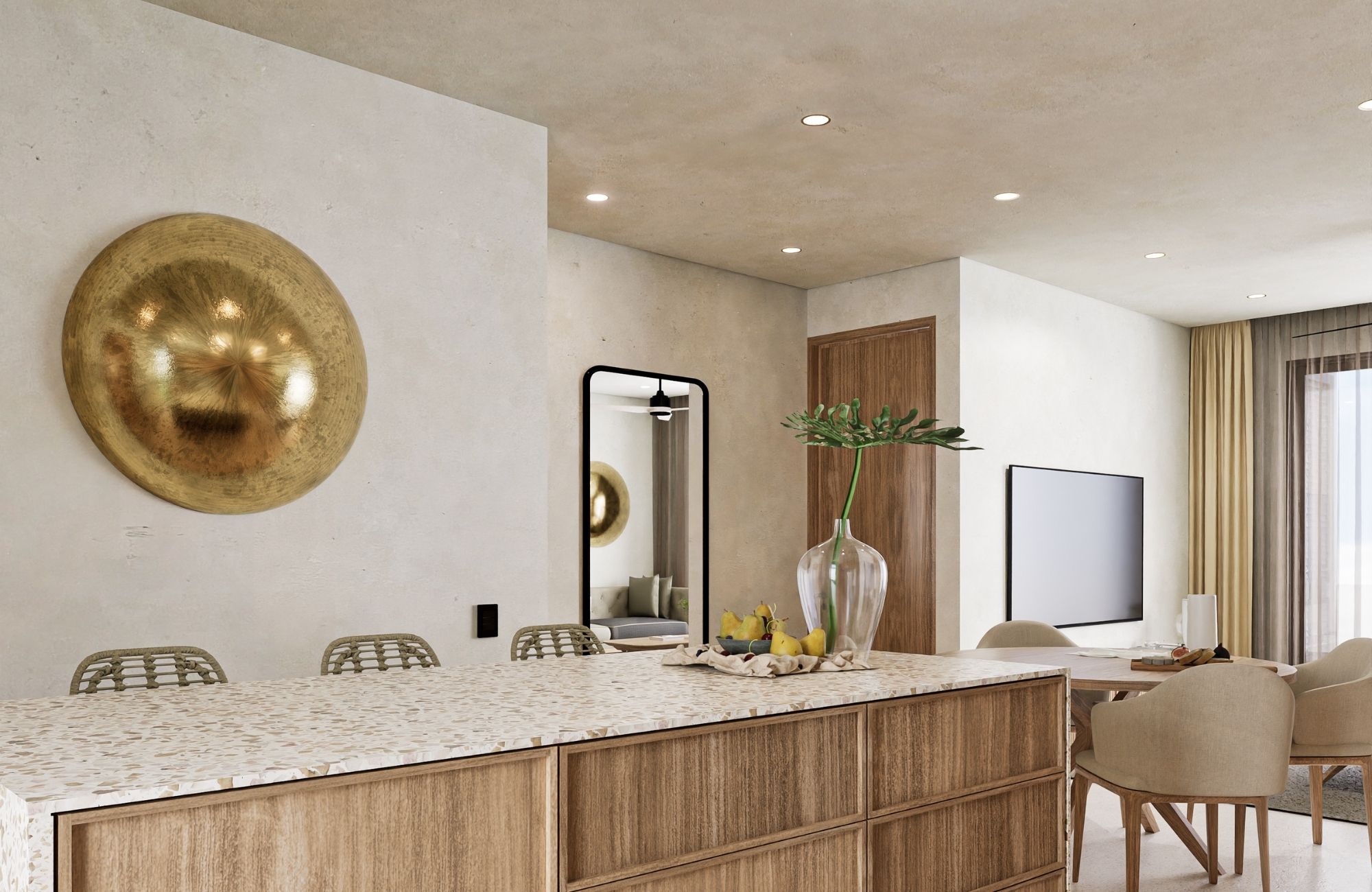 Condo with Lock-Off system and private terrace for sale, Downtown Playa del Carmen