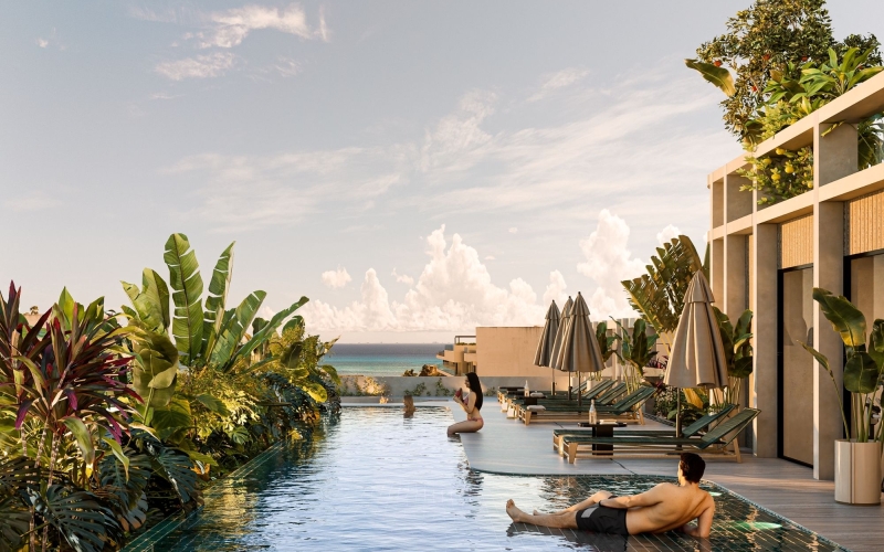 Penthouse studio just a few meters from the ocean, for sale, Centro, Playa del Carmen