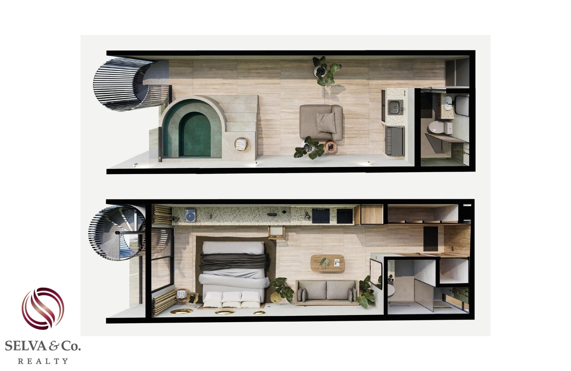 Penthouse with rooftop and private pool, for sale, Colosio zon3e, Playa del Carmen, Quintana Roo, Mexico.