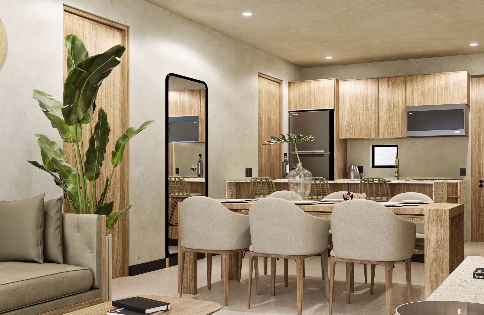 Condominium near Fifth Avenue and the beach, rooftop, for sale Playa del Carmen.n.