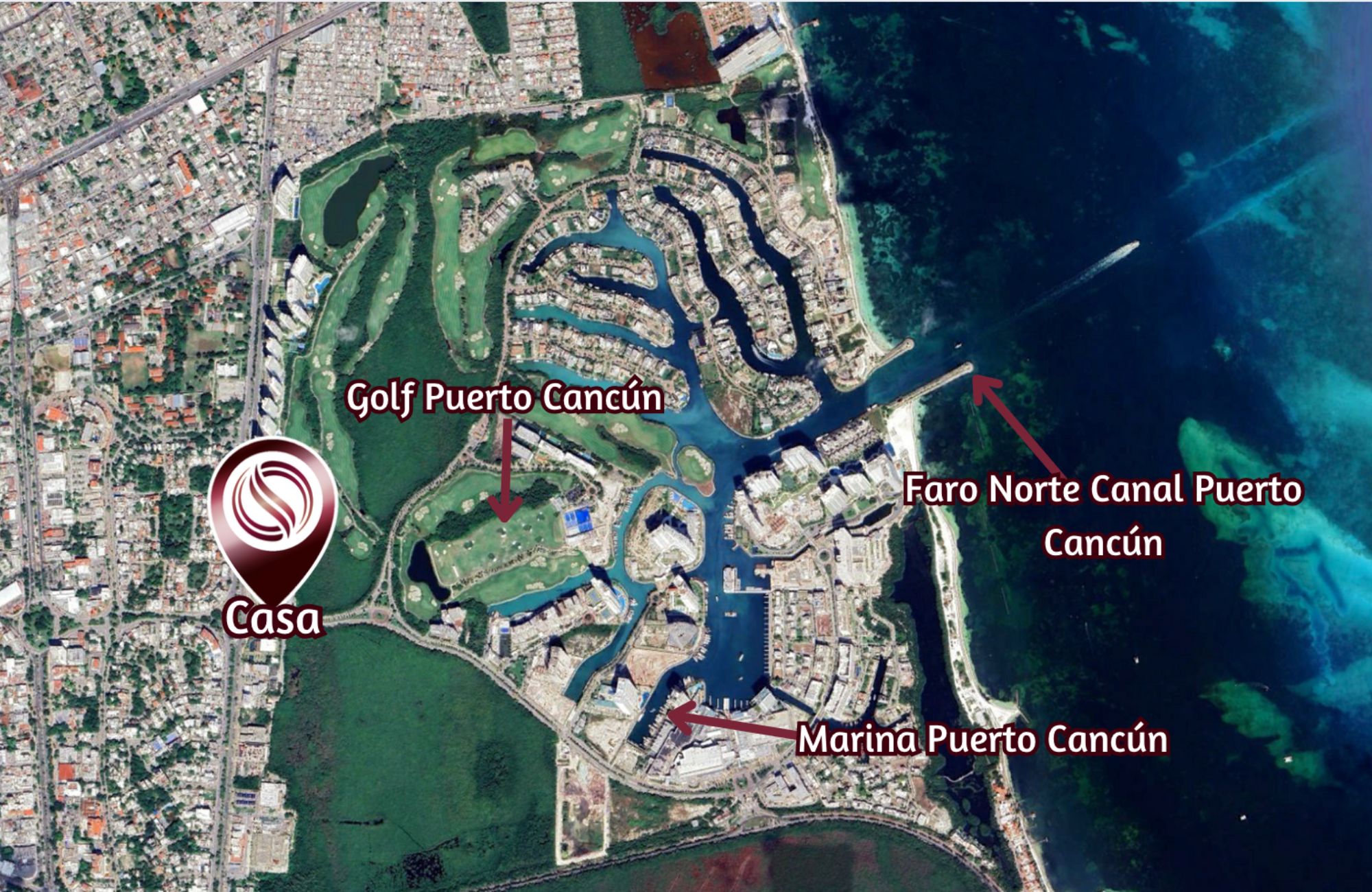 House with Private Pool for Sale, Puerto Canc&uacute;n, Canc&uacute;n