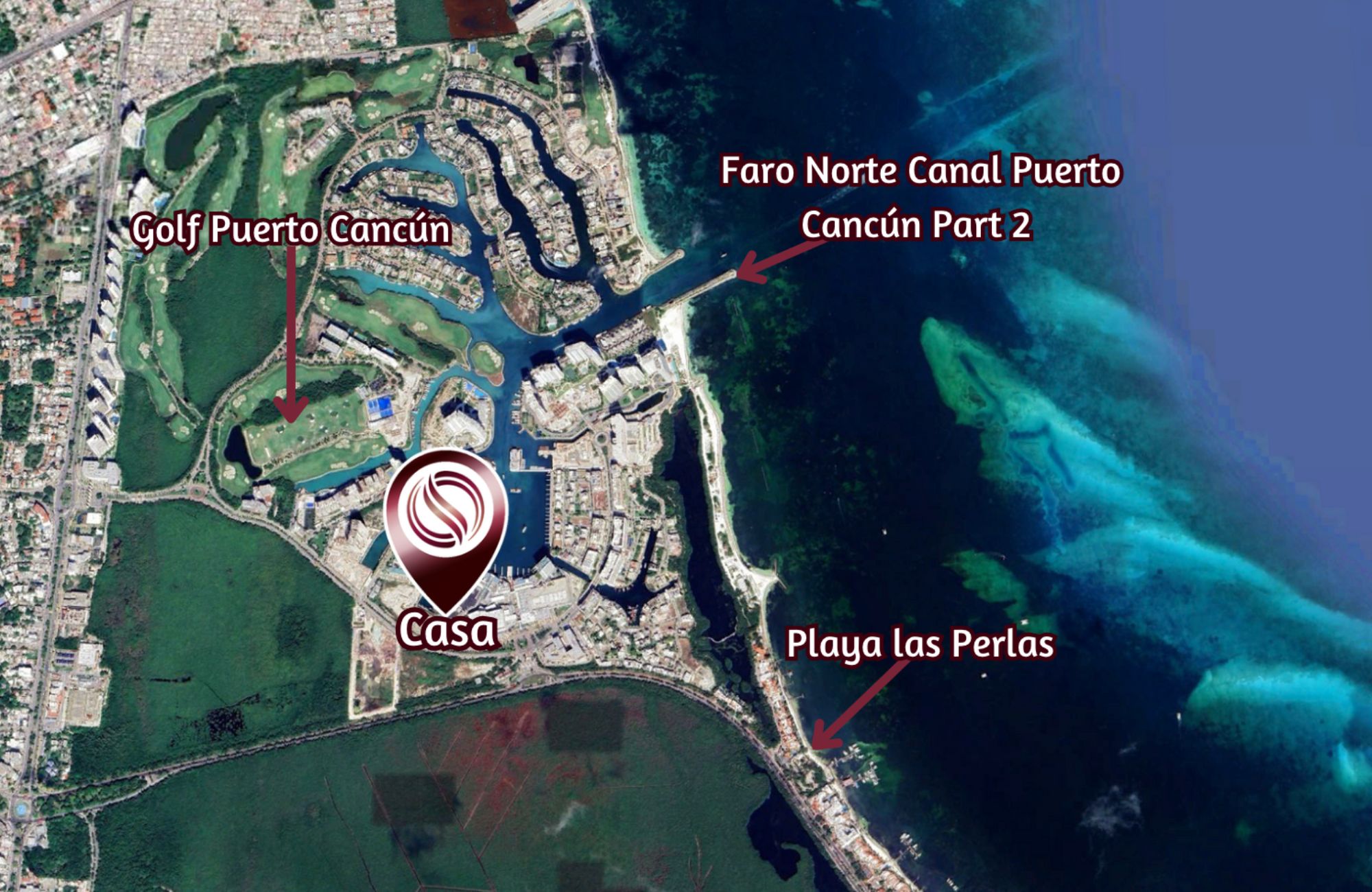 House with Private Pool for Sale, Puerto Canc&uacute;n, Canc&uacute;n