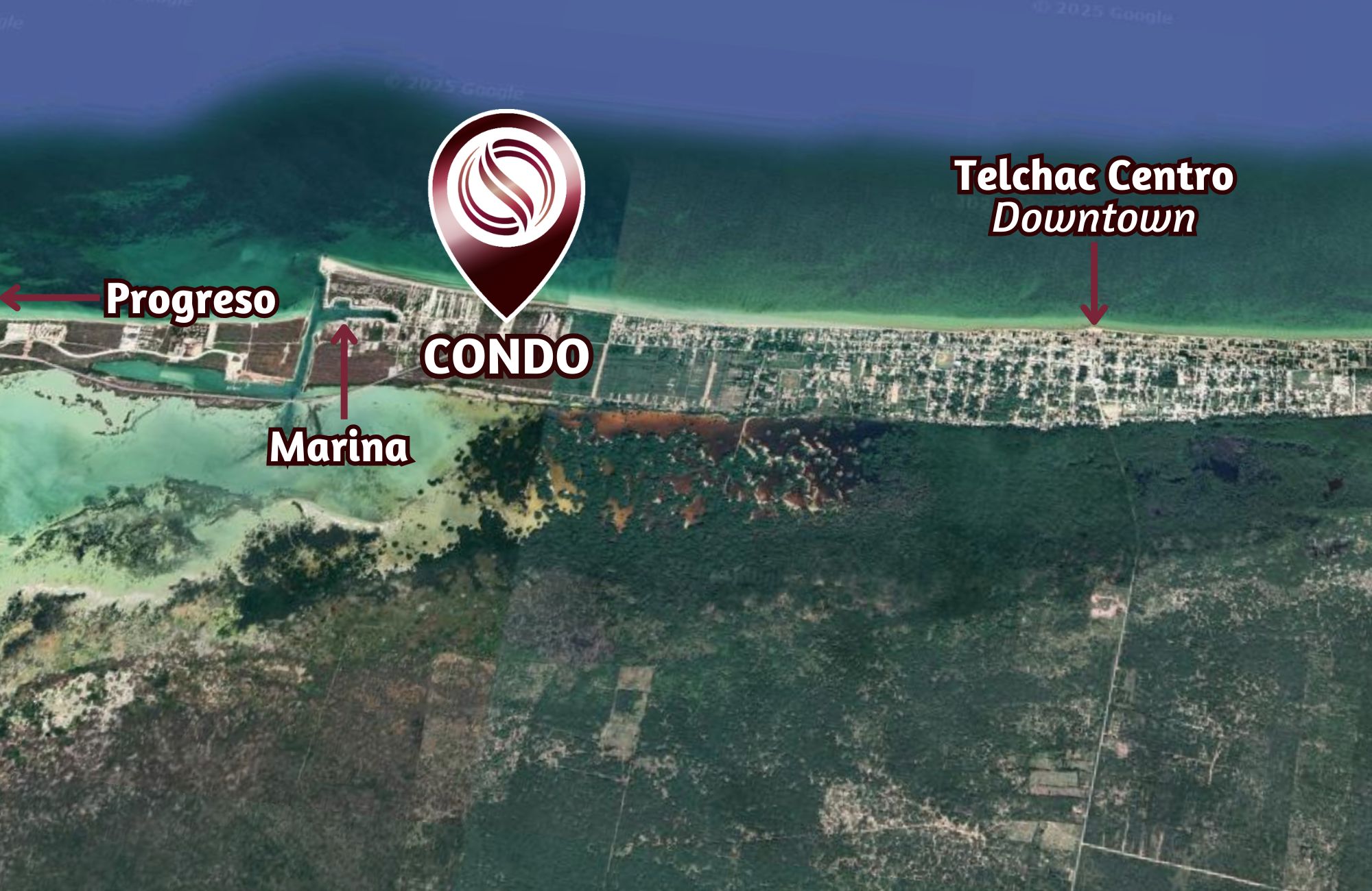 Oceanfront Condo with Common Pool and Rooftop for Sale in Telchac, Yucat&aacute;n