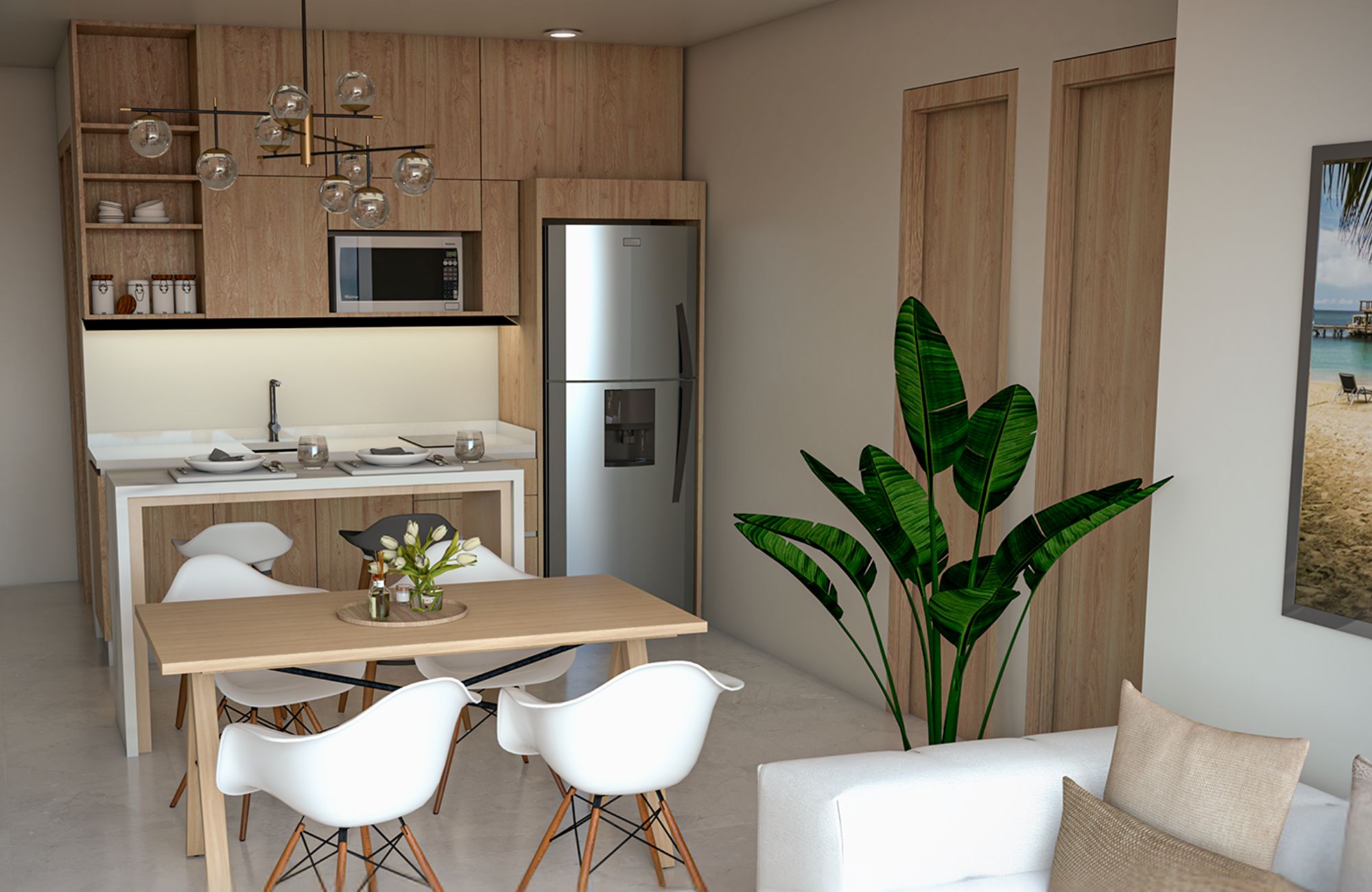 Penthouse with Rooftop Pool for Sale, Coco Beach, Playa del Carmen