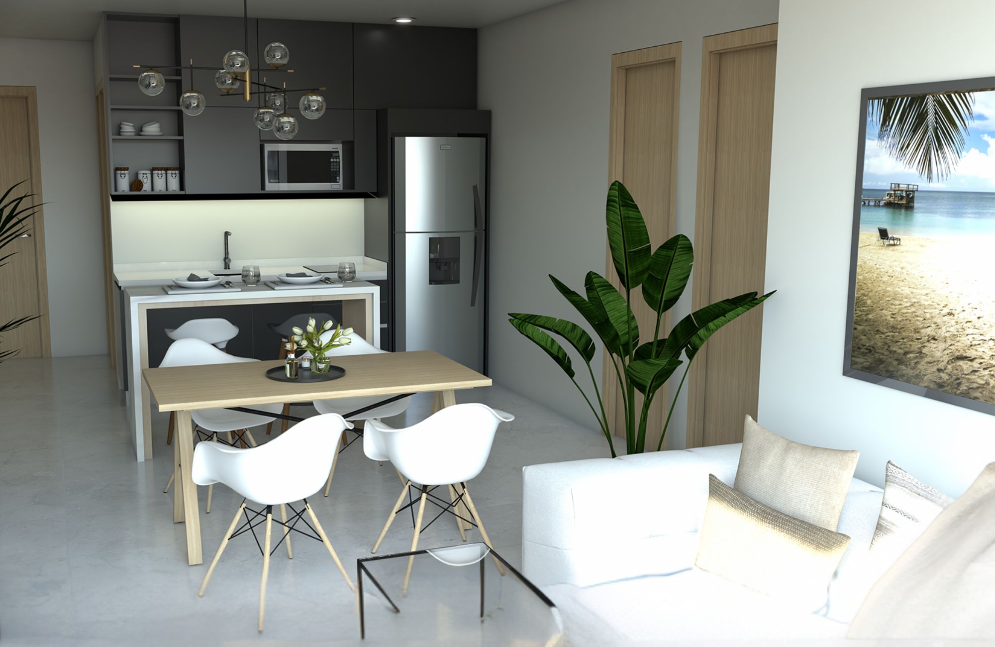 Penthouse with Rooftop Pool for Sale, Coco Beach, Playa del Carmen