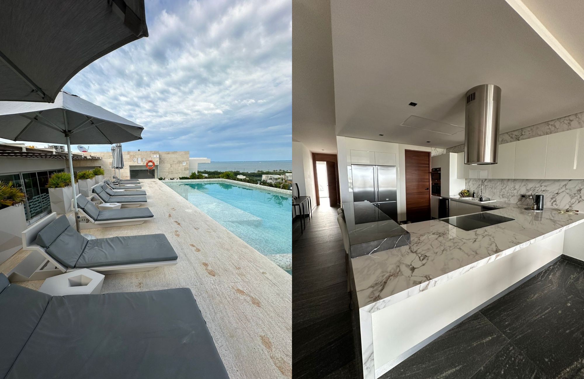 Hermoso departamento con vista al mar y la marina, con amenidades: alberca infinity, spa, gimnasio, area lounge, salon de eventos, lobby