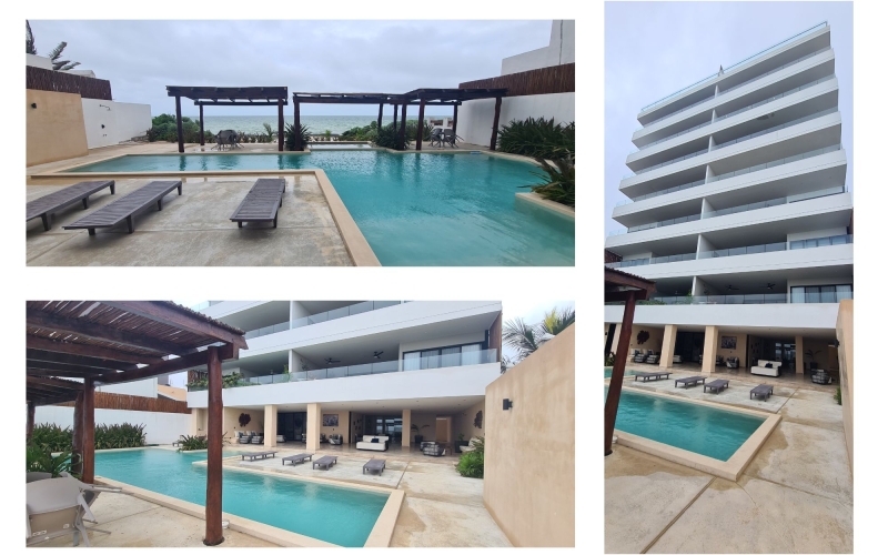 Beachfront Condo with Private Terrace for Sale in Chicxulub Puerto, Yucat&aacute;n