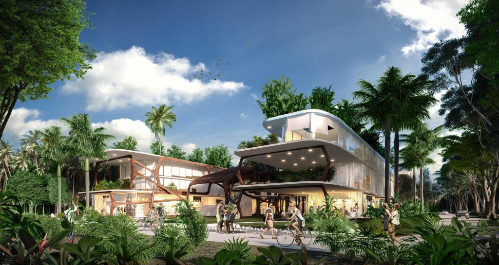 Large condo with amenities in Aldea Zama