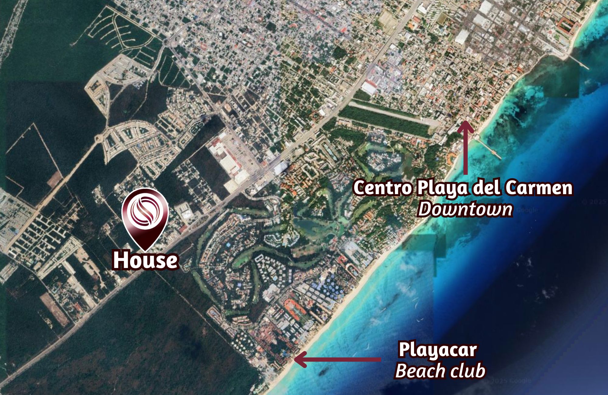 House with Clubhouse, Pool, and Cenote, for Sale in Allegranza, Playa del Carmen