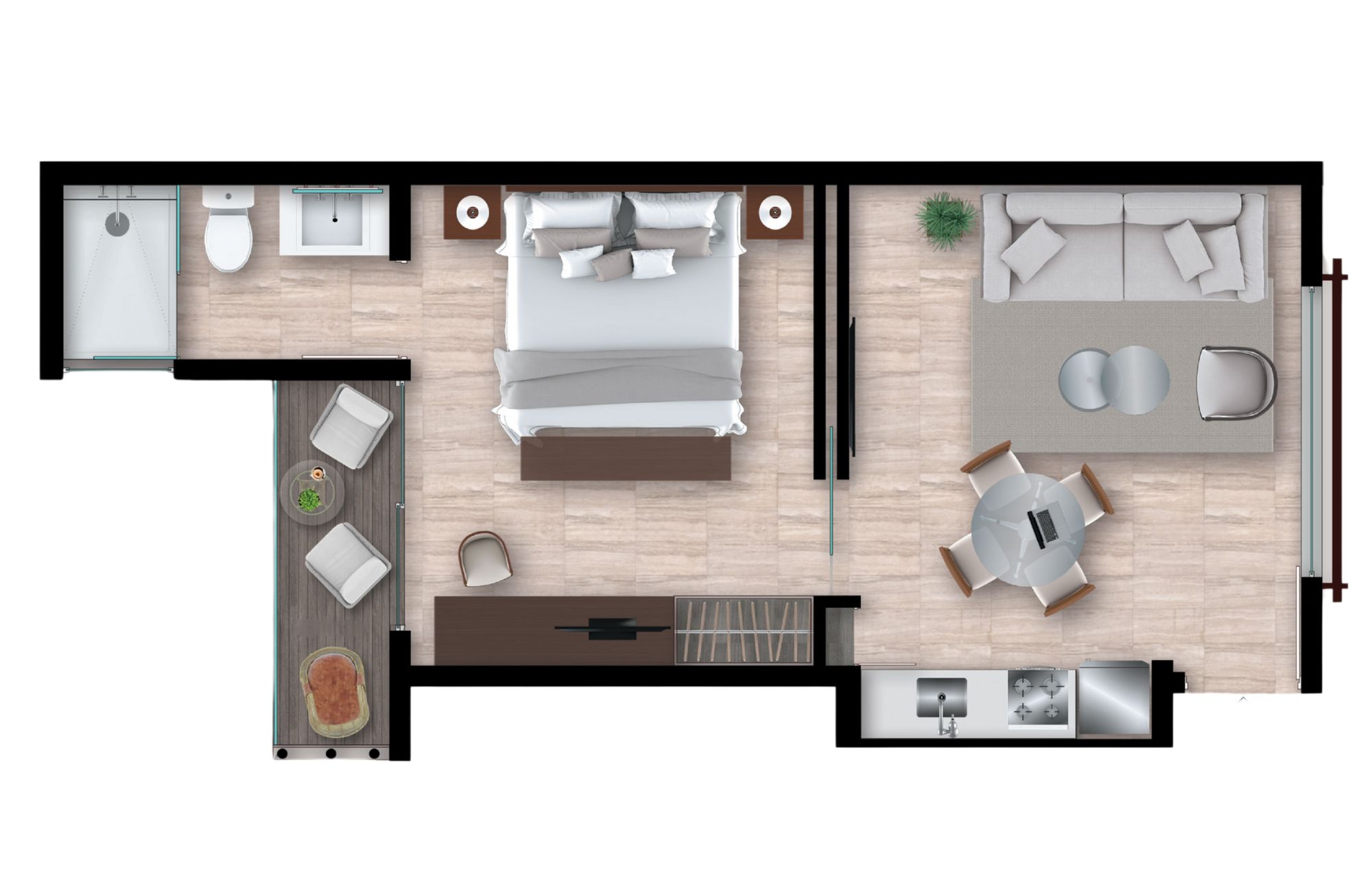 Ocean View Rooftop with Pool, Condo steps from 5th Ave. DK05, for Sale, PDC