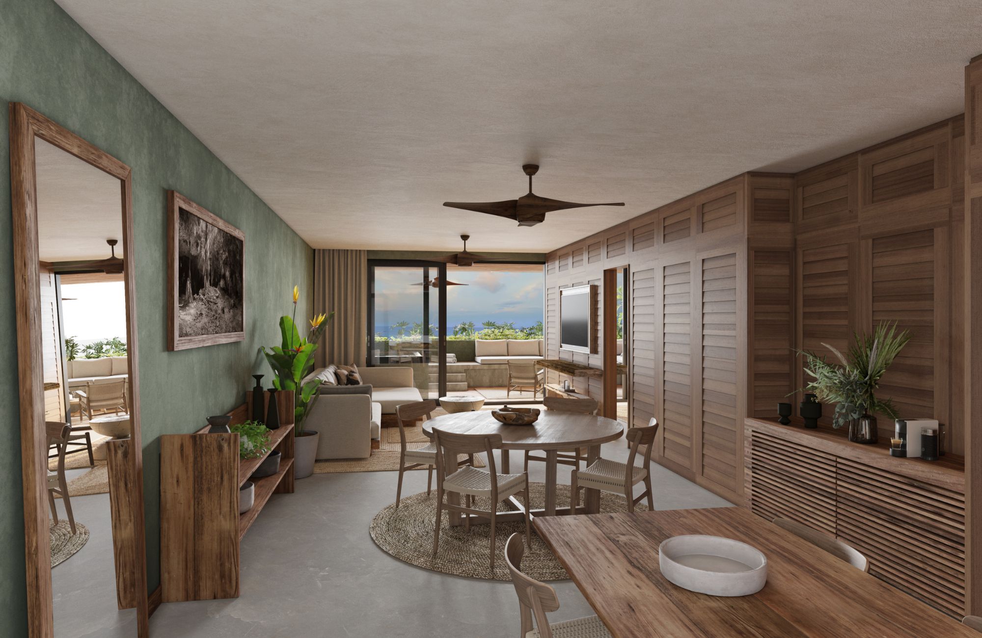 Condominio frente al mar con alberca privada y terraza, pre-construcci&oacute;n Tulum.