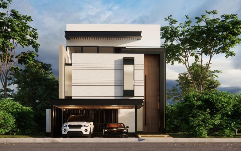 Casa de lujo, alberca privada, m&uacute;ltiples terrazas, en venta, Huayac&aacute;n, Canc&uacute;n&nbsp;