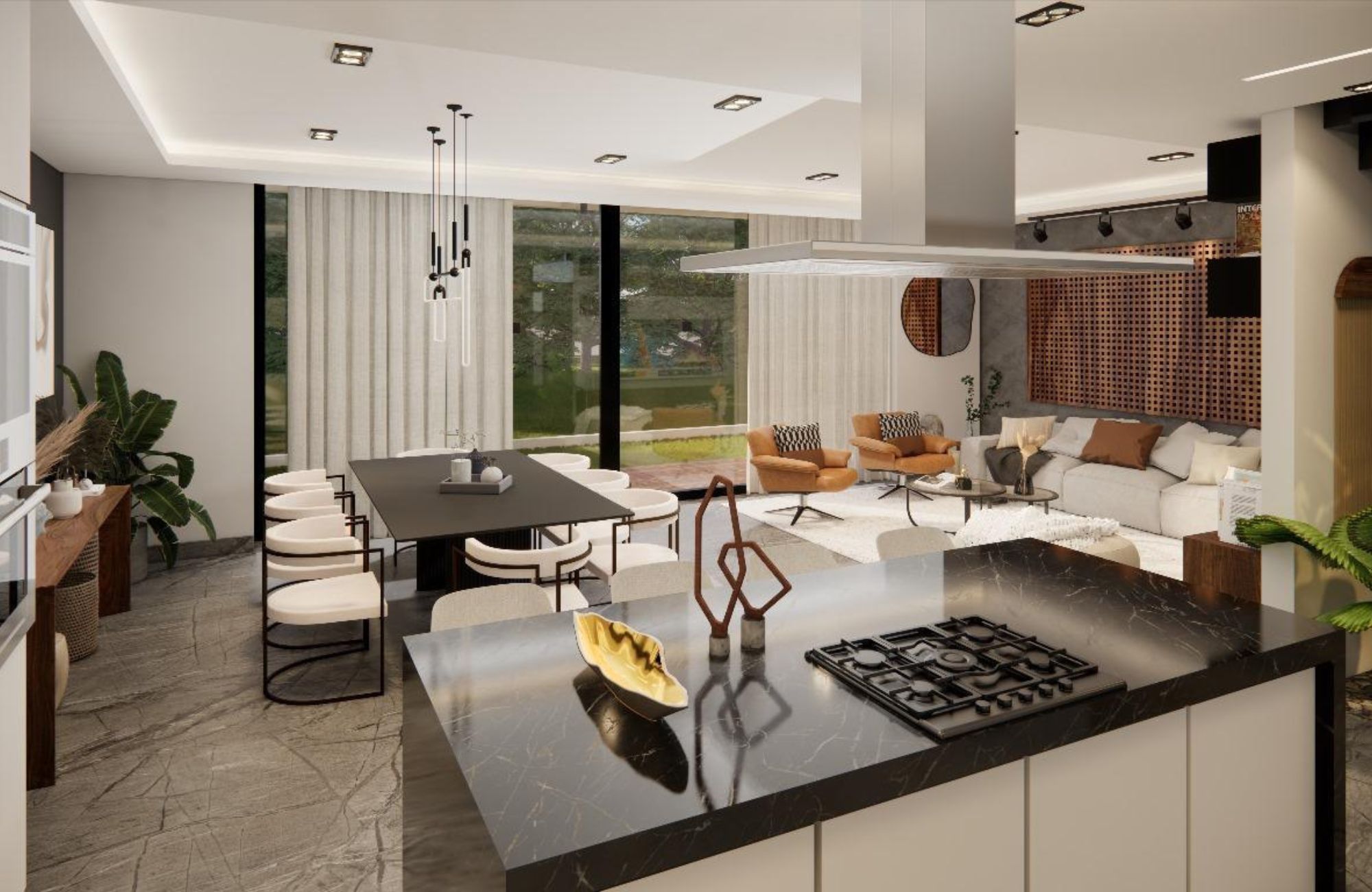 Casa de tres pisos, con alberca privada en venta, cumbres, Canc&uacute;n