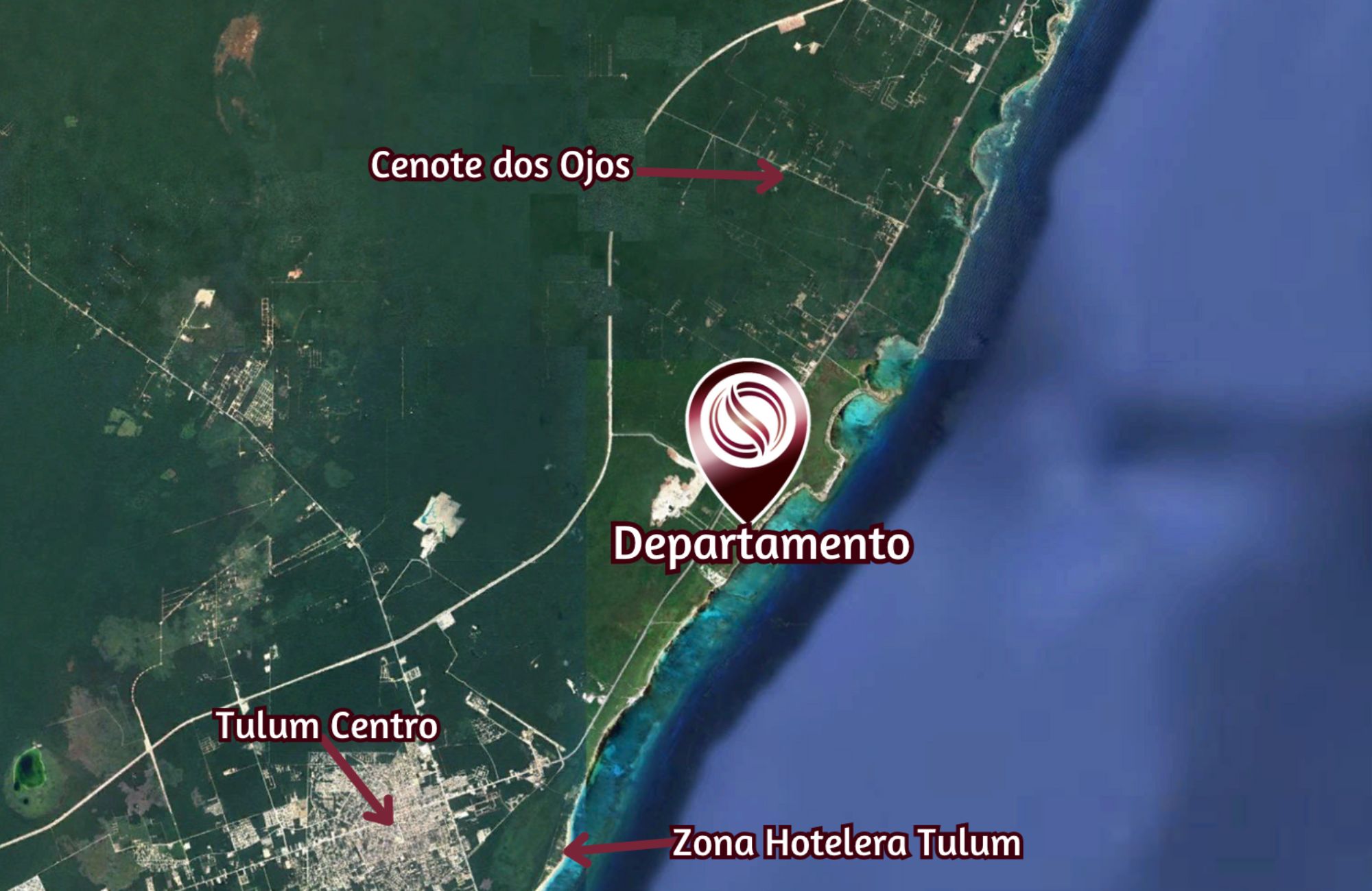 Beachfront apartment, private jacuzzi, pool bar, grills, for sale Tulum