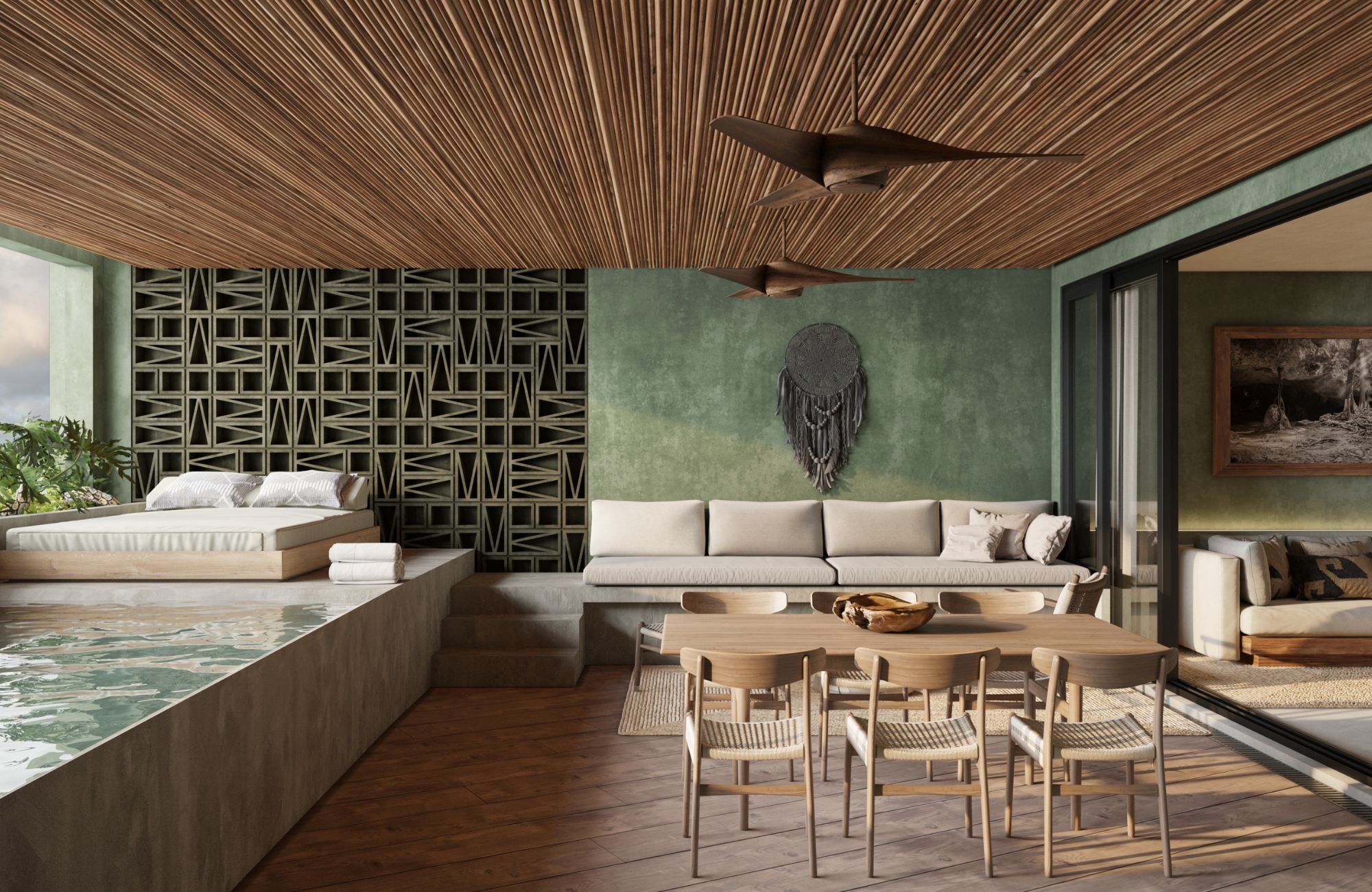 Condo with Terrace and Private Plunge Pool for Sale, Riviera Tulum, Tulum