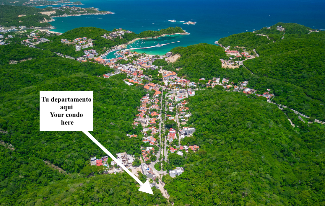 Apartment with 2 pools in common area, in pre-construction, for sale, Fifth Avenue, Huatulco.