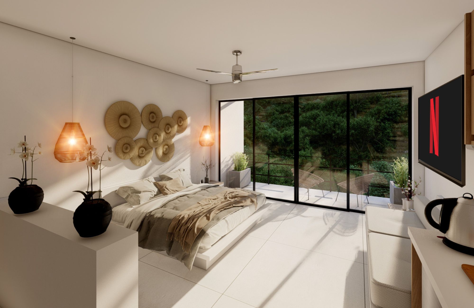 Apartment with 2 pools in common area, in pre-construction, for sale, Fifth Avenue, Huatulco.