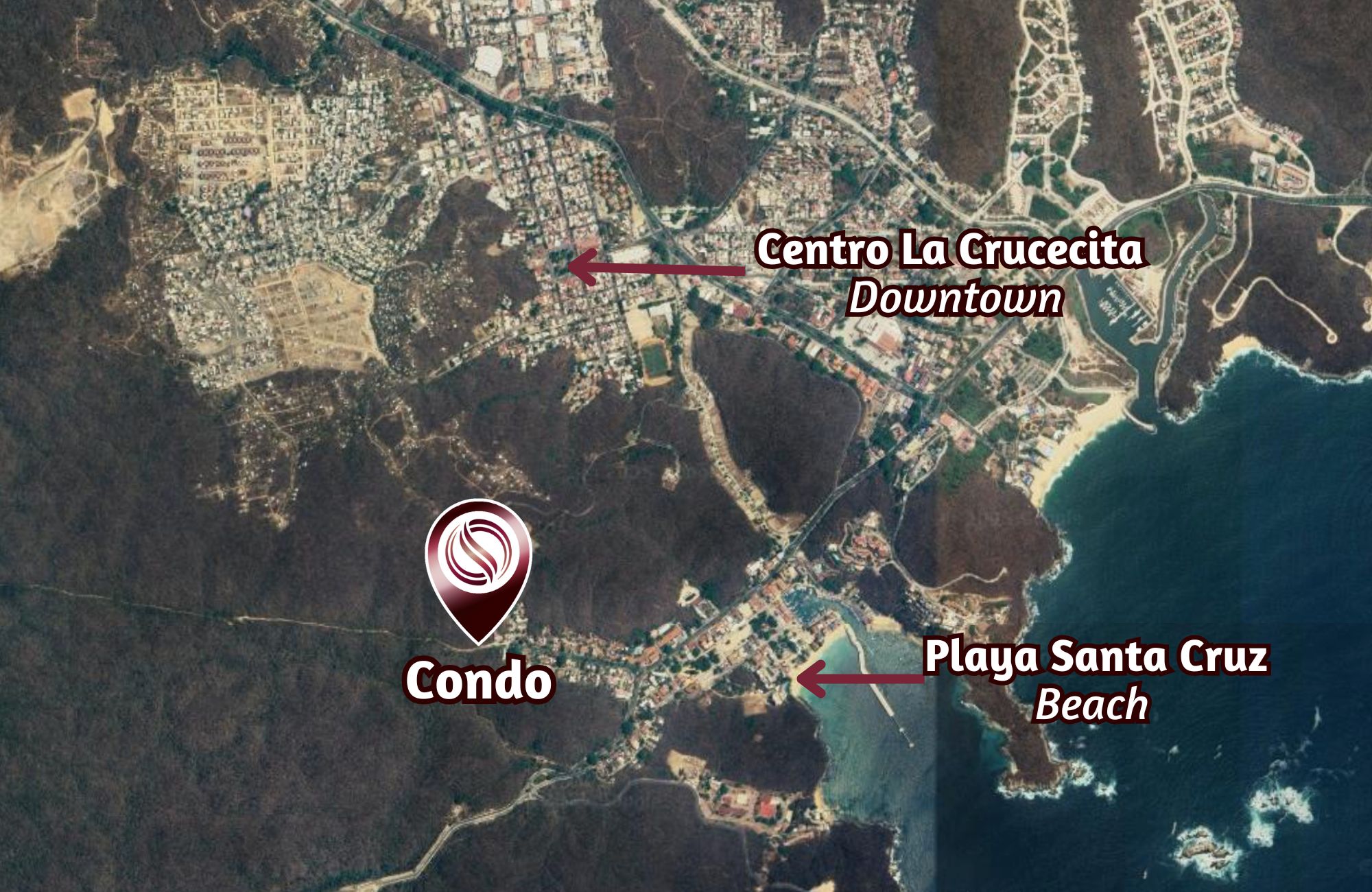 Ocean-view apartment for sale, Arrocito, Huatulco