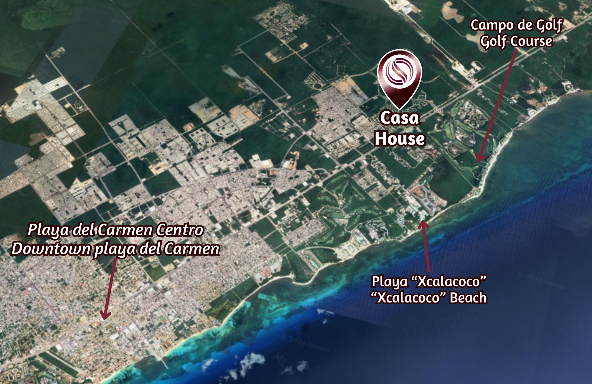 House with garden and private pool, in gated community with amenities for the whole family, for sale, Valenia, Playa del Carmen.