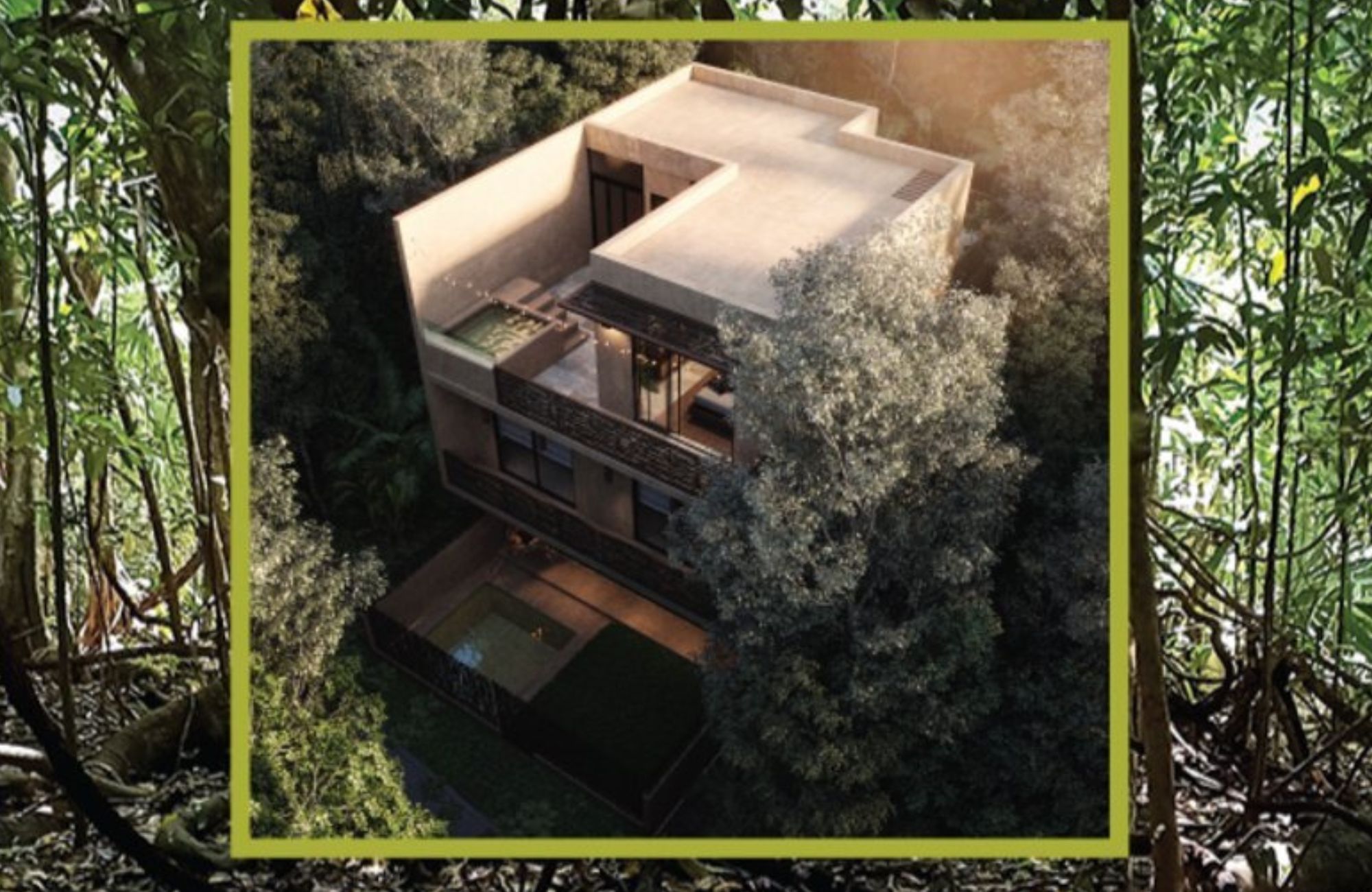 House with garden and private pool, in gated community with amenities for the whole family, for sale, Valenia, Playa del Carmen.