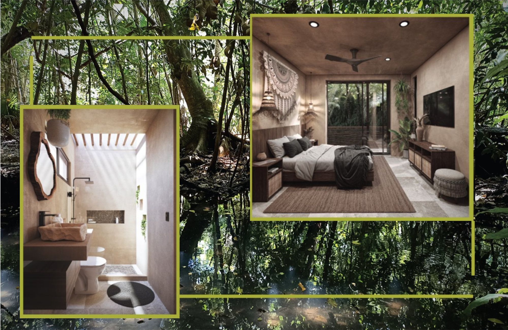 House with garden and private pool, in gated community with amenities for the whole family, for sale, Valenia, Playa del Carmen.