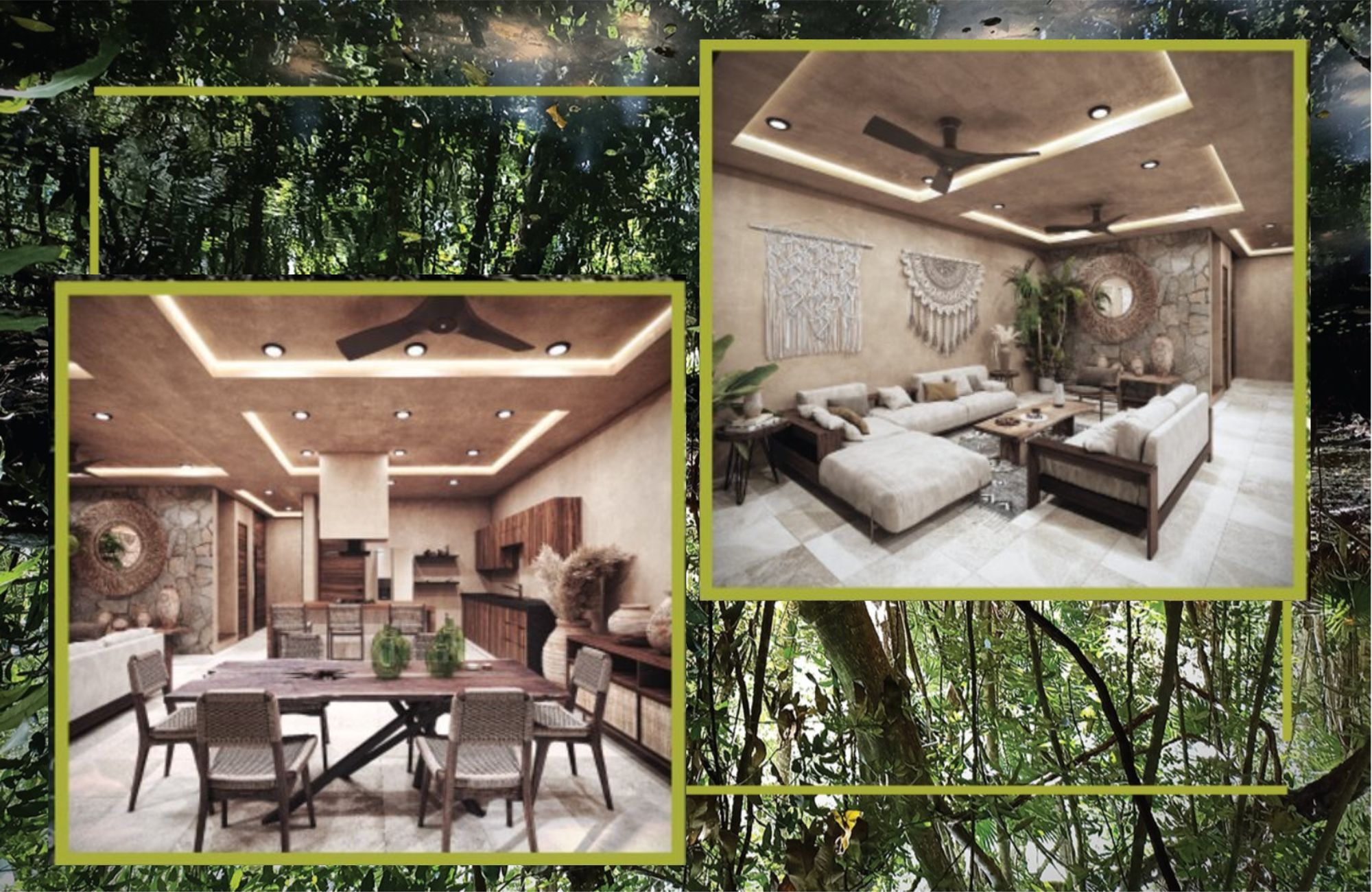 House with garden and private pool, in gated community with amenities for the whole family, for sale, Valenia, Playa del Carmen.